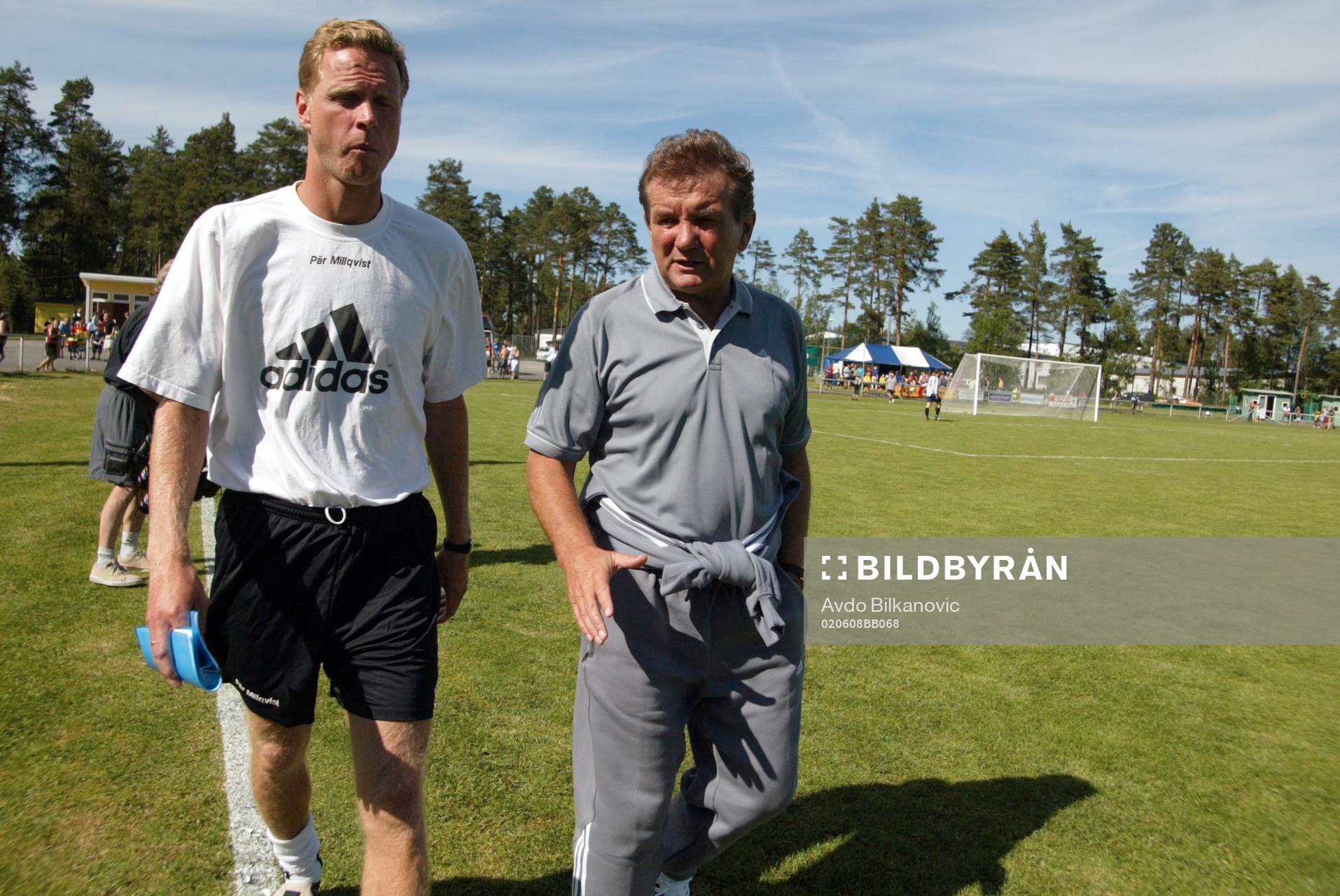 Pär Millqvist, assisterande tränare och Dusan Uhrin,
