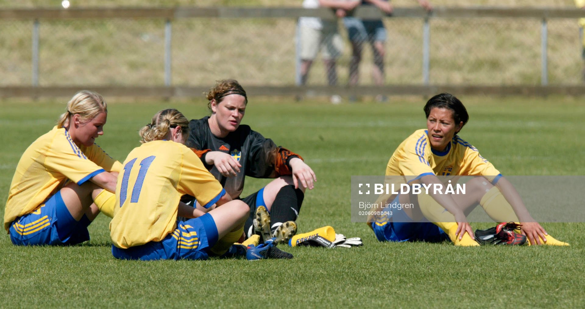 Hanna Marklund, Caroline Jönsson, Victoria Svensson och