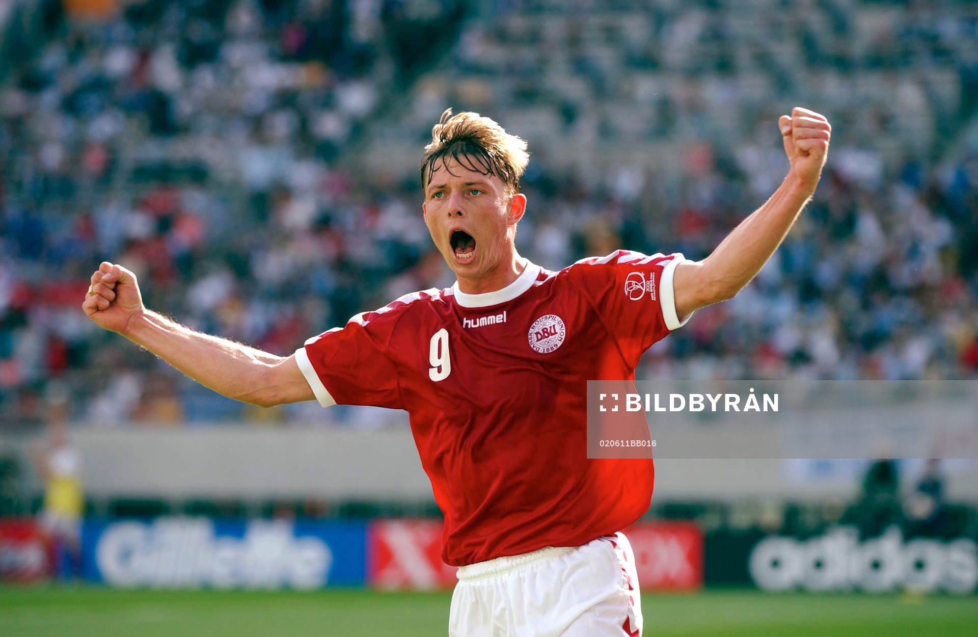 Jon Dahl Tomasson, Danmark, jublar, jubel