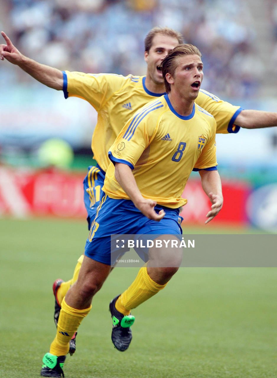 Anders Svensson, Sverige, jublar, jubel