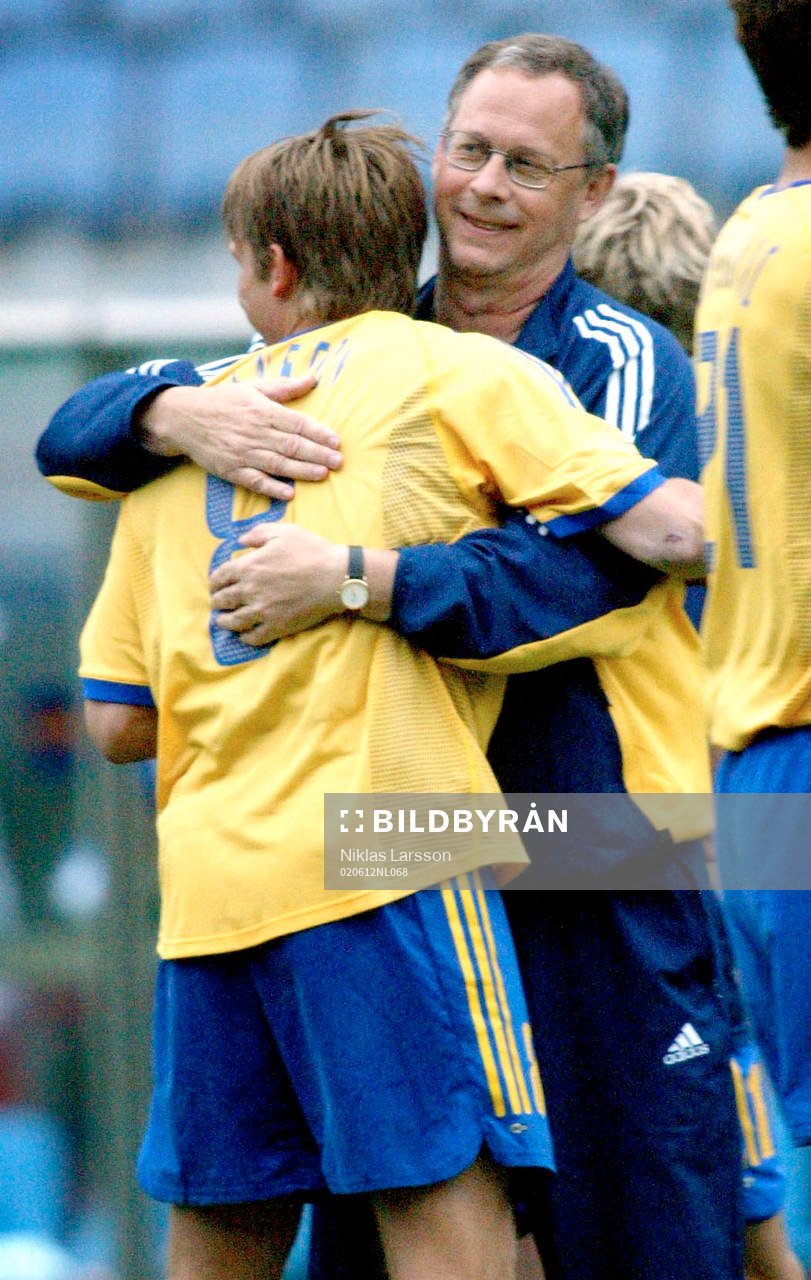 Anders Svensson, Sverige kramas med Lars Lagerbäck