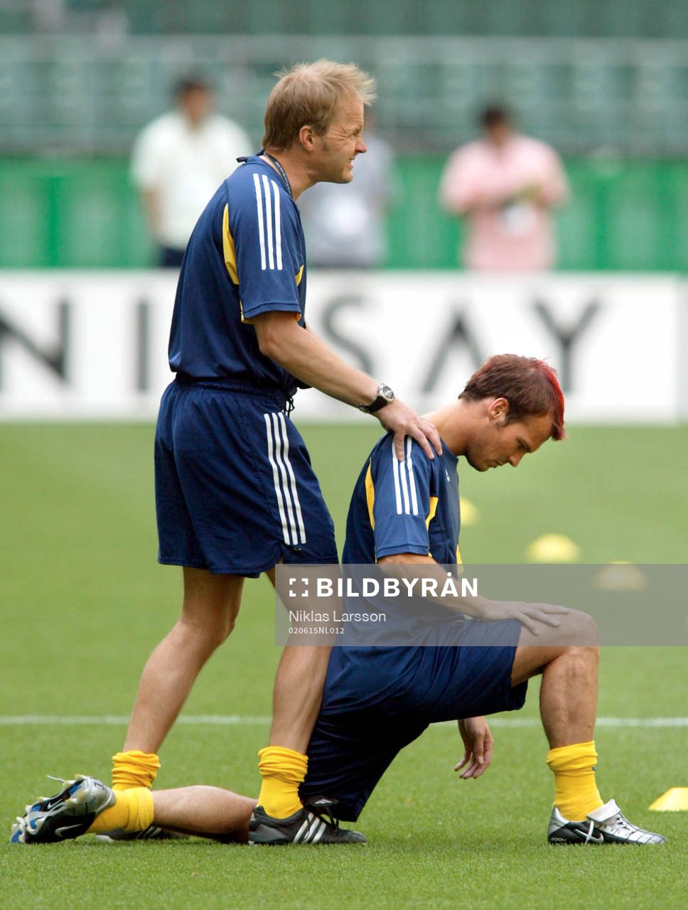 Fredrik Ljungberg, Sverige får massage