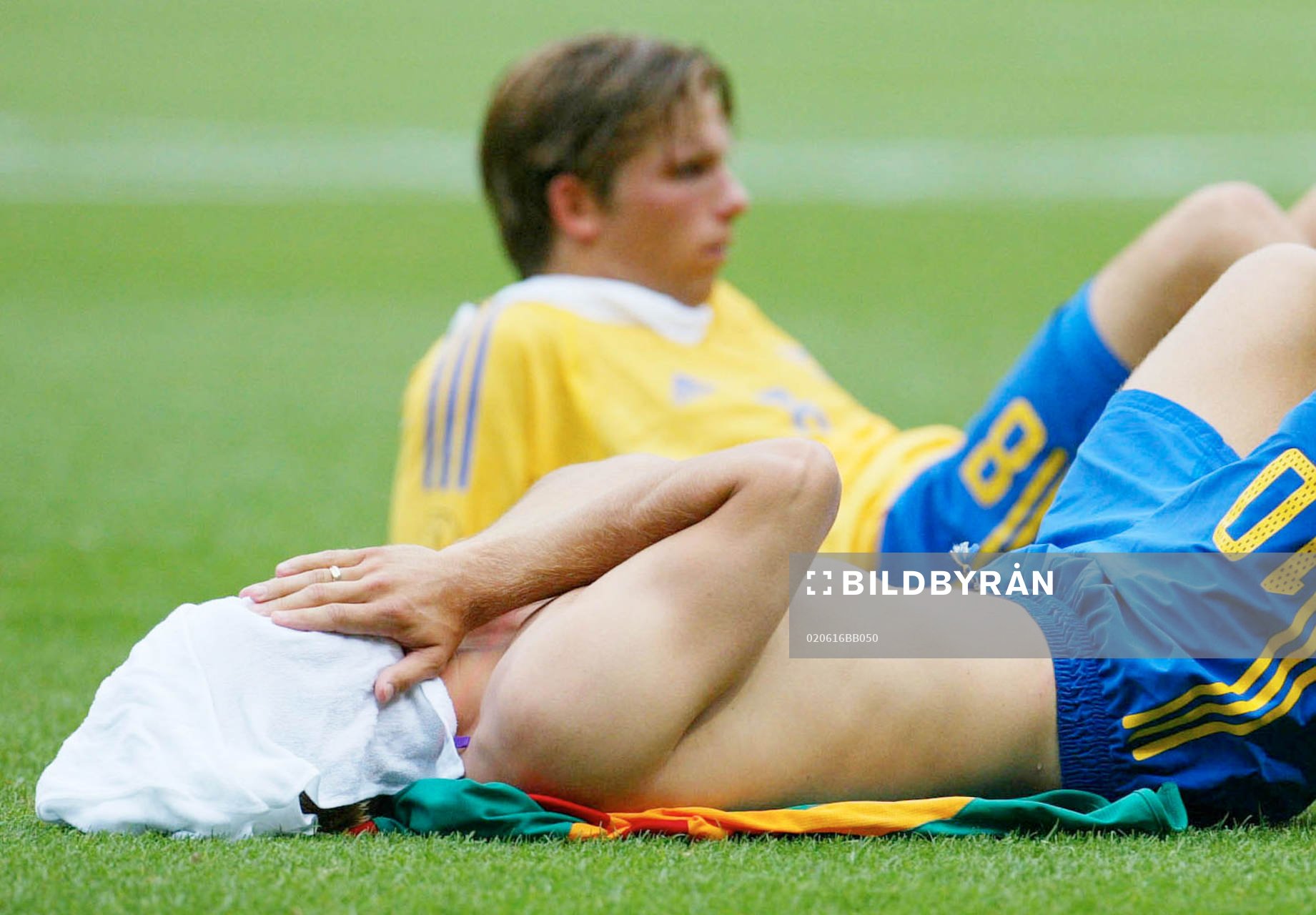 Marcus Allbäck och Anders Svensson, Sverige deppar