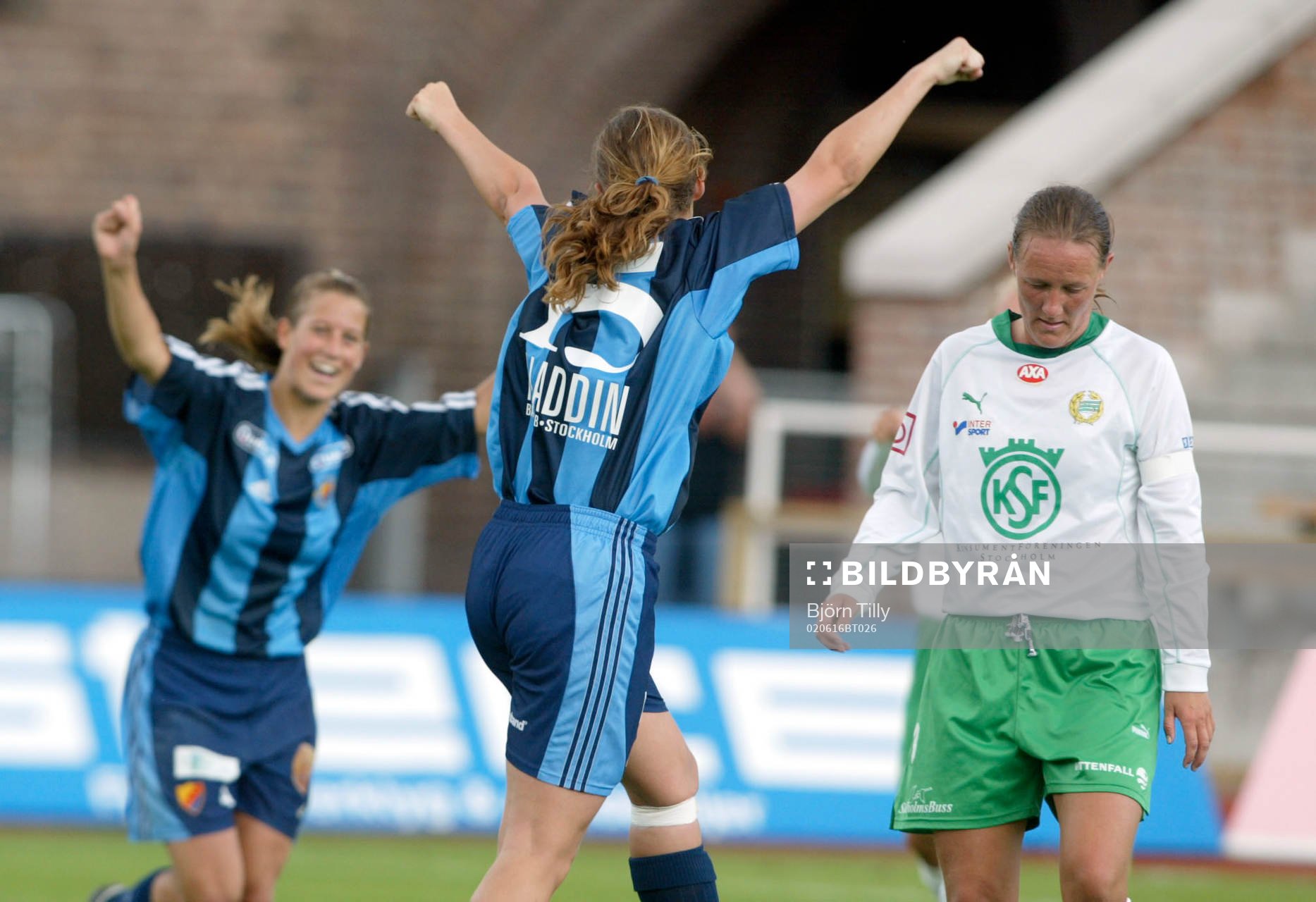 Elin Flyborg och Jill Broomé, Djurgården och Sinikka