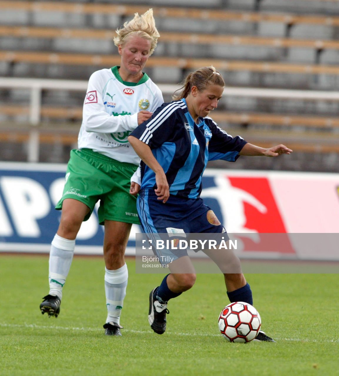 Sinikka Saloma, Hammarby och Elin Flyborg, Djurgården