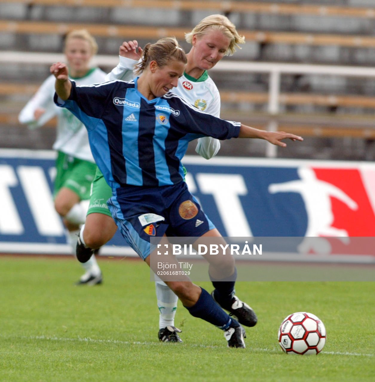 Elin Flyborg, Djurgården och Sinikka Saloma, Hammarby