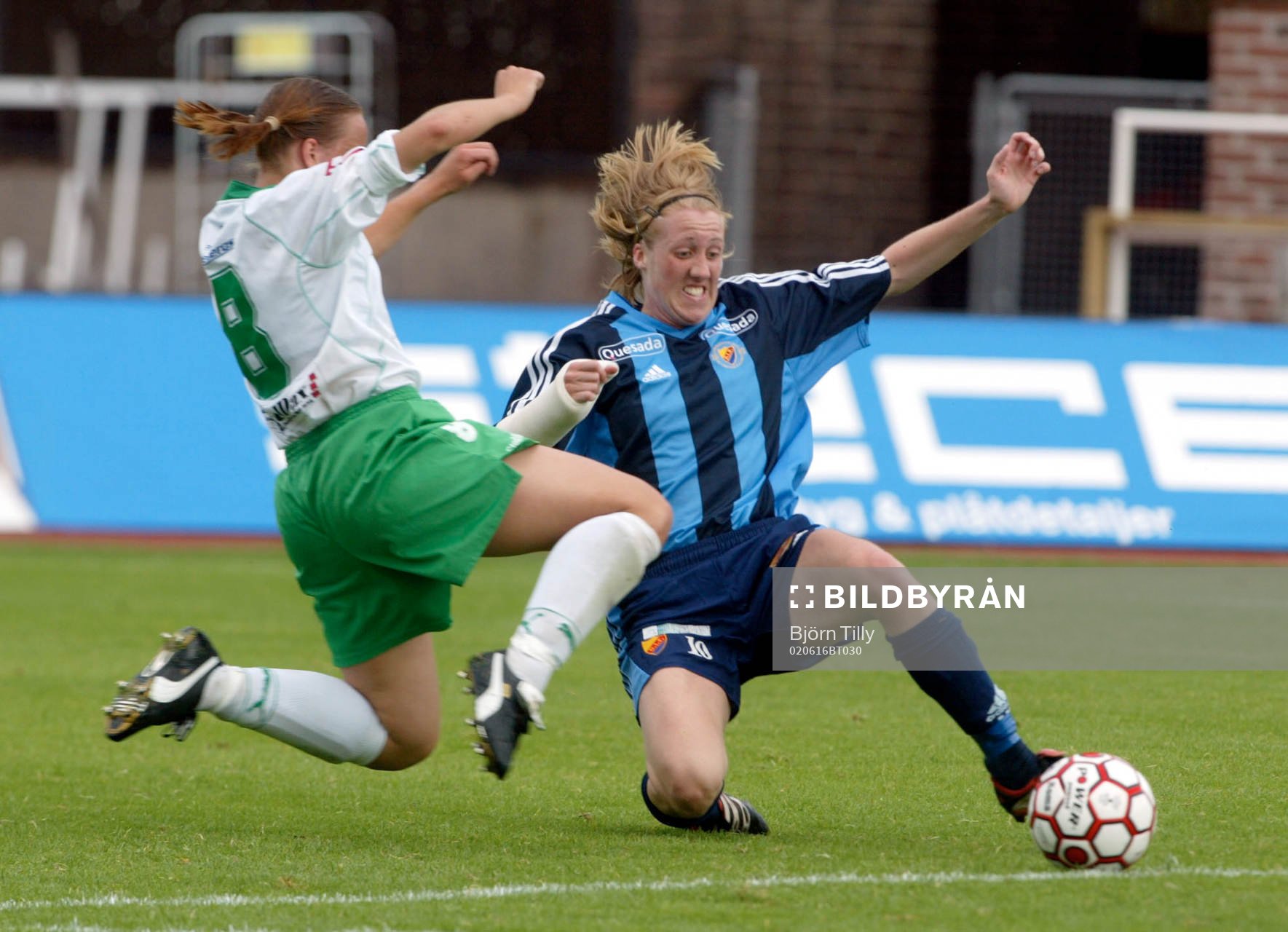 Viktoria Sahlsten, Hammarby och Sara Johansson, Djurgården