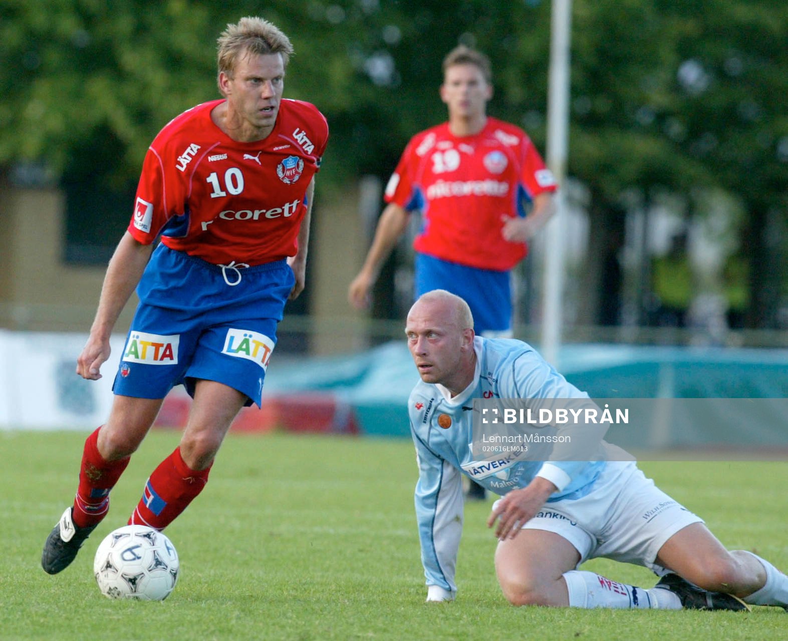 Hans Eklund, Peter Sörensen på knä