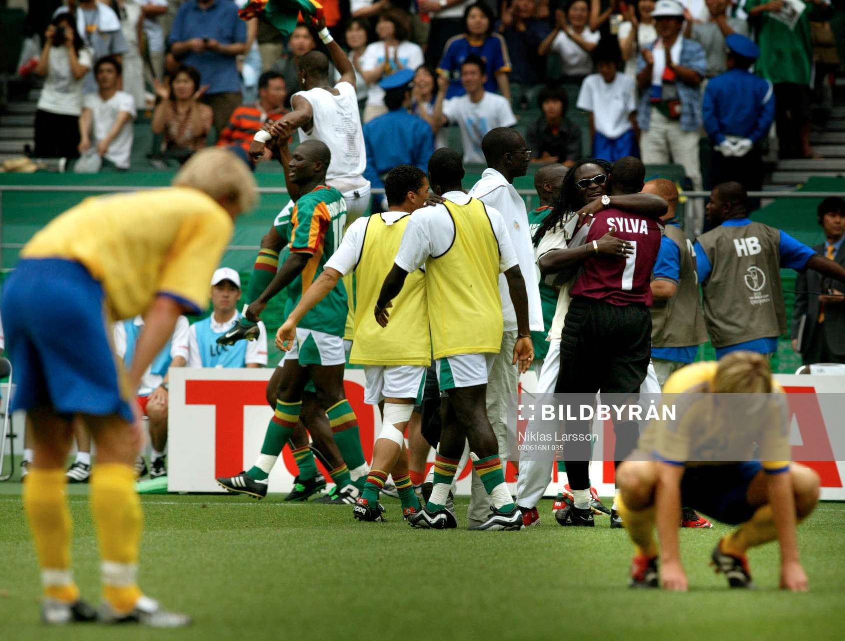 Senegal jublar och Sverige deppar