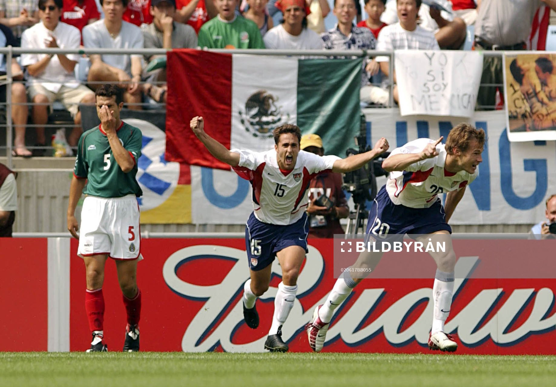 Brian McBride, USA, jublar(Jubel)