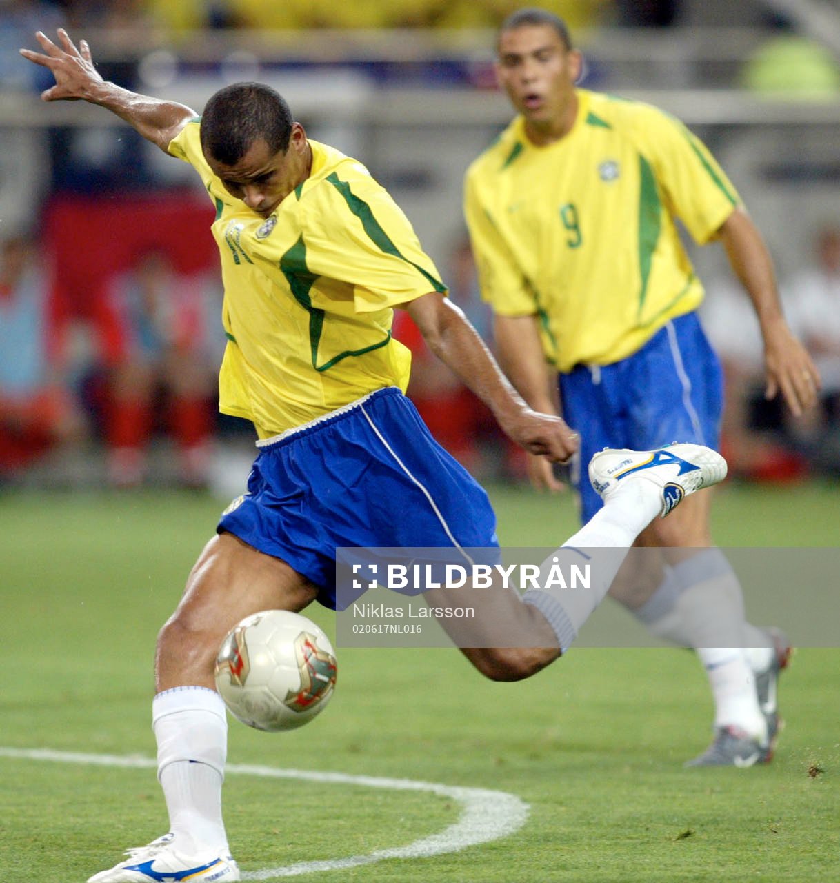 Rivaldo, Brasilien gör 1-0 målet