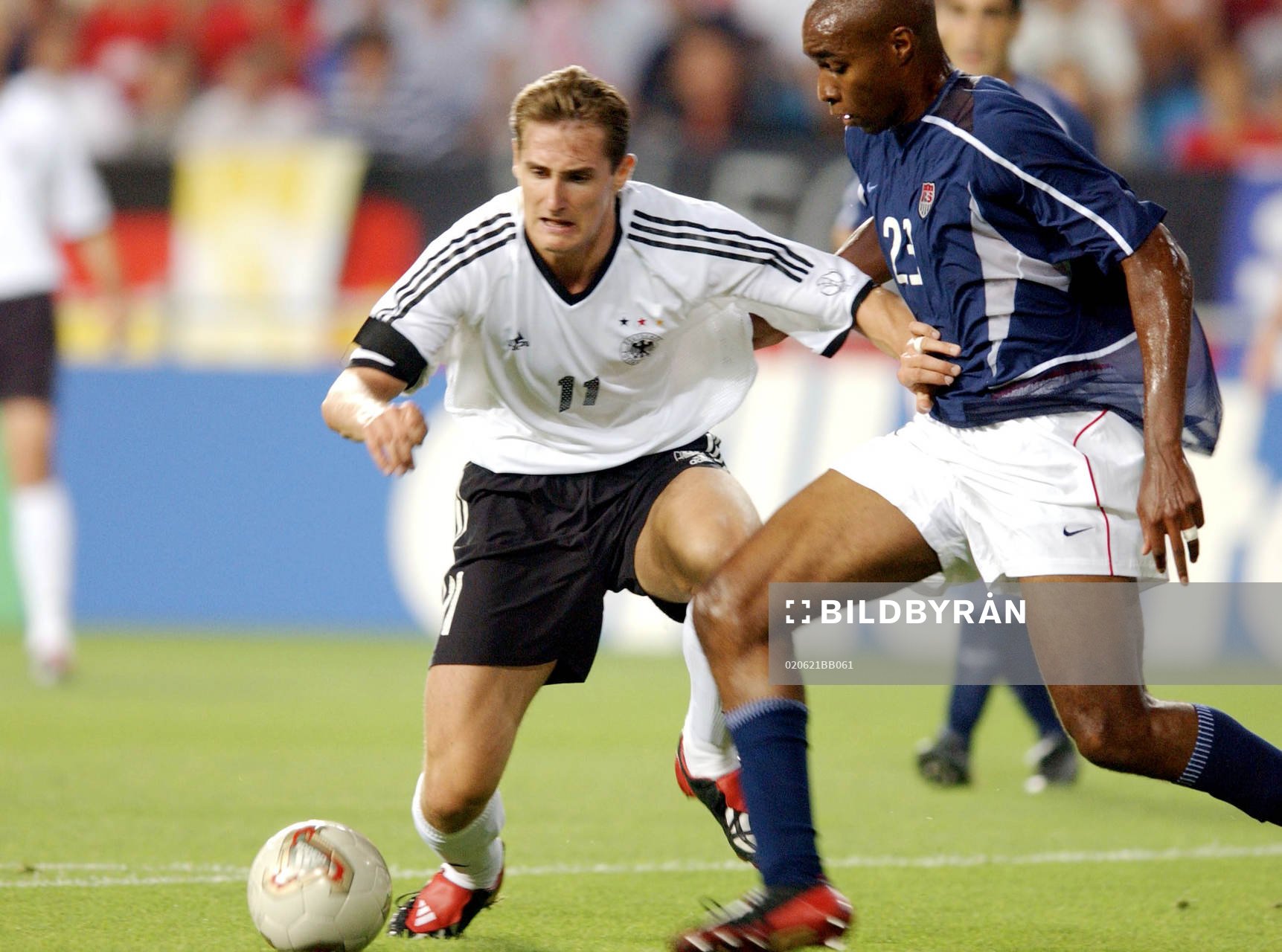Eddie Pope, USA och Miroslav Klose, tyskland