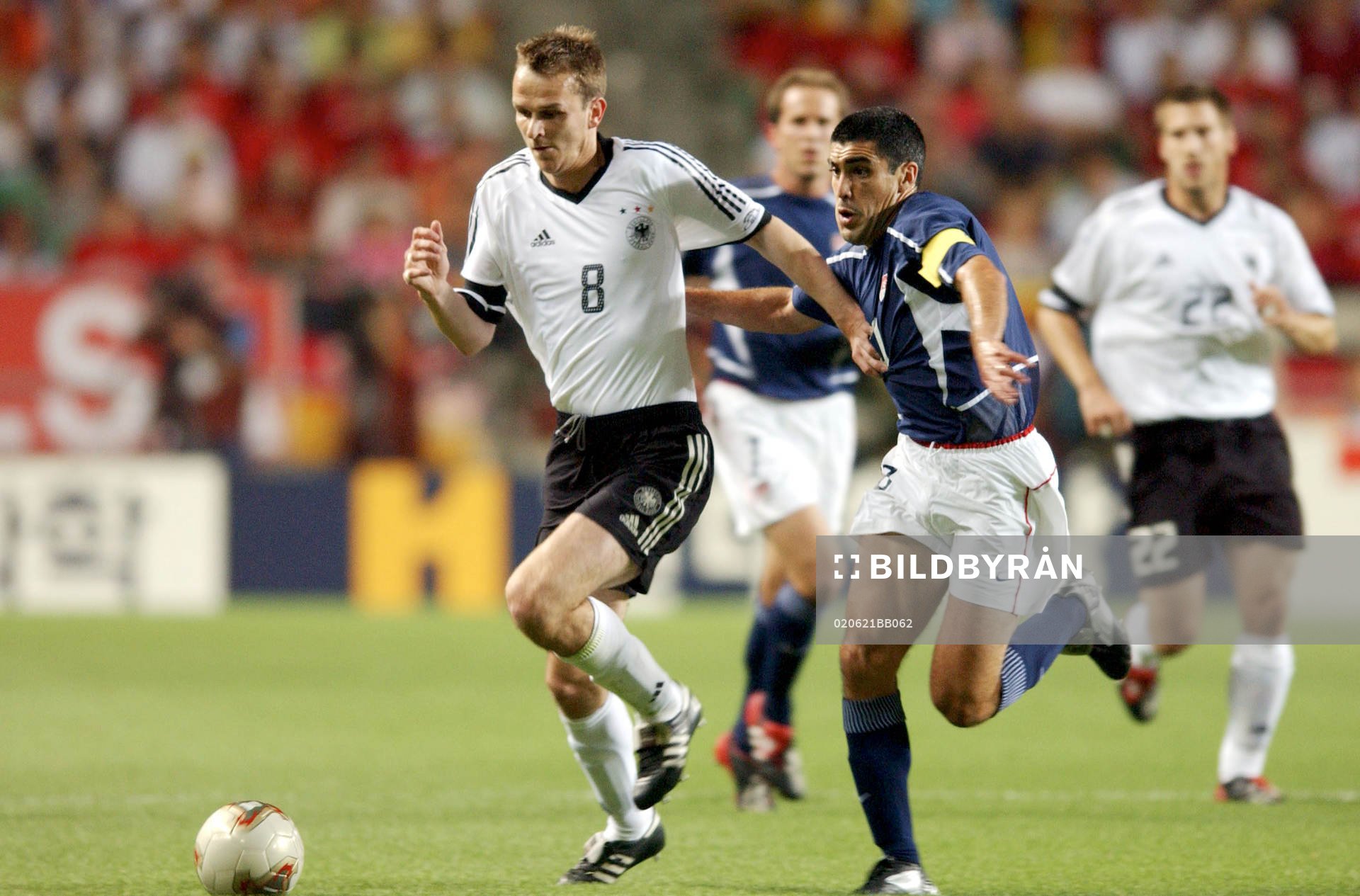 Claudio Reyna, USA och Dietmar Hamann, Tyskland