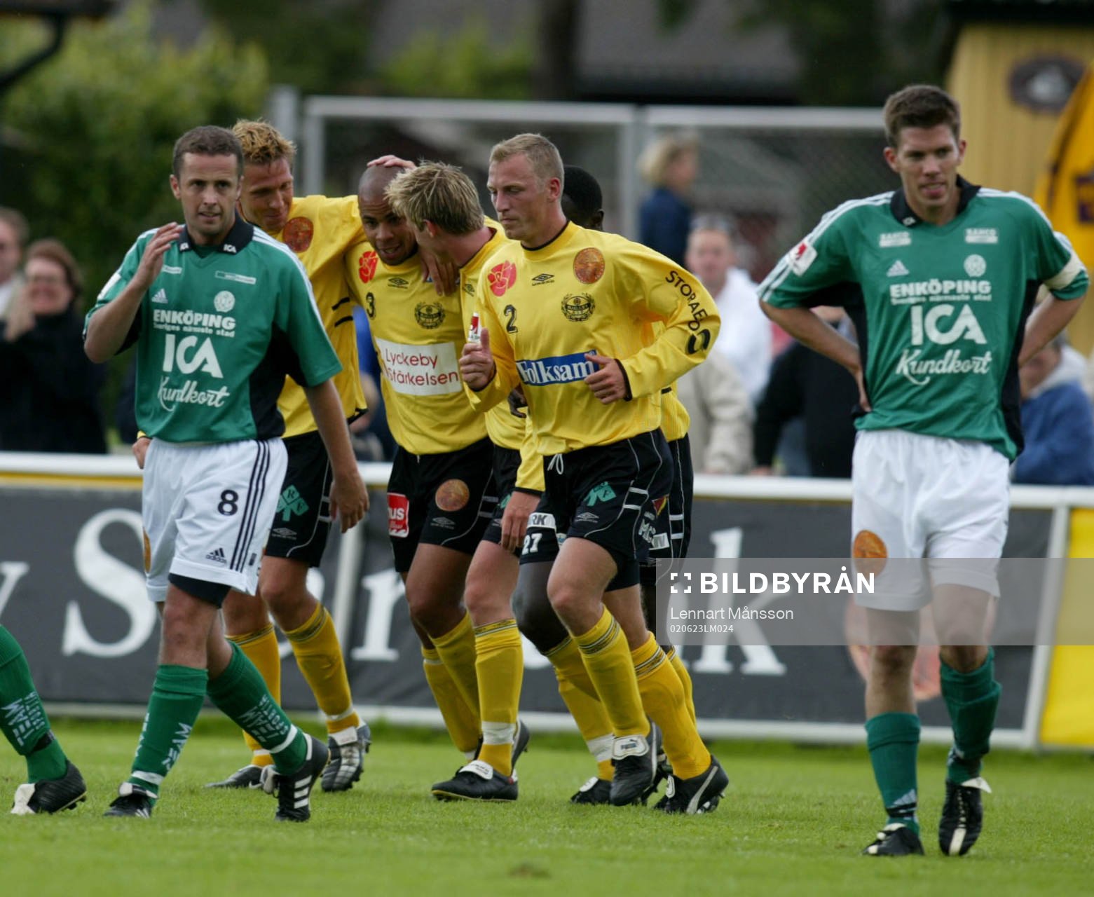 1-0 av Marcus Senften, Mjällby, Enköping deppar (depp)
