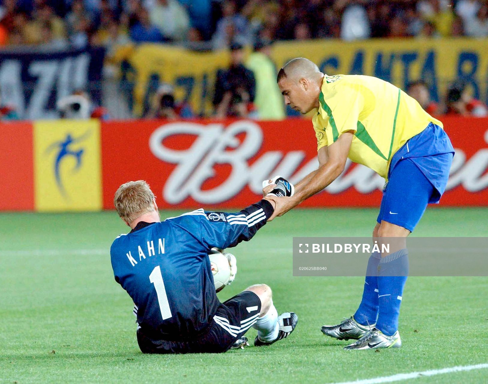 Oliver Kahn, målvakt, Tyskland och Ronaldo, Brasilien