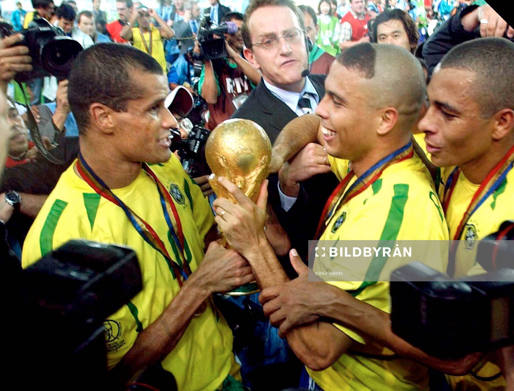 Rivaldo och Ronaldo, Brasilien. Pokal