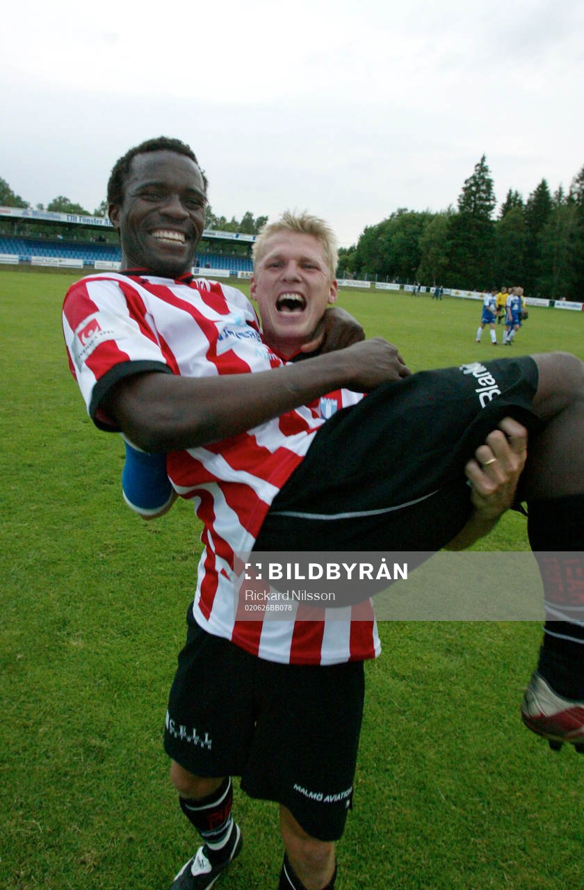 Peter Ijeh och Mats Lilienberg, Malmö FF. Dessa gjorde