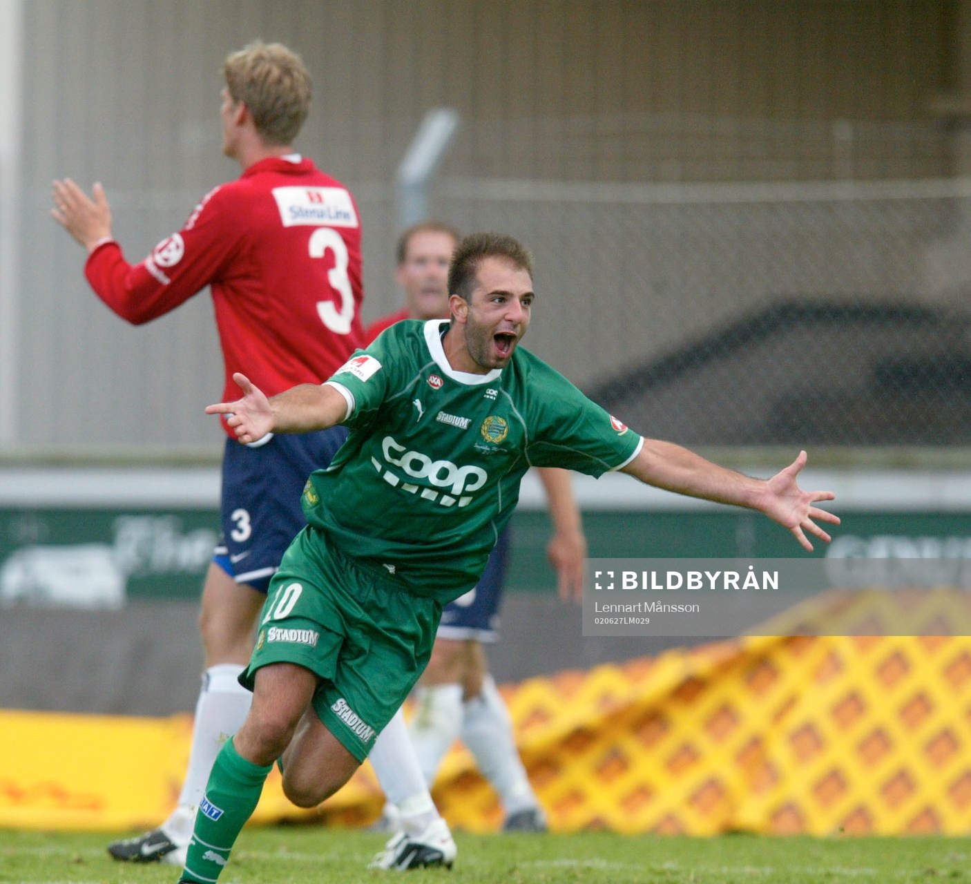  Kennedy Bakircioglü, Hammarby, segerjubel (jubel). Golden goal.