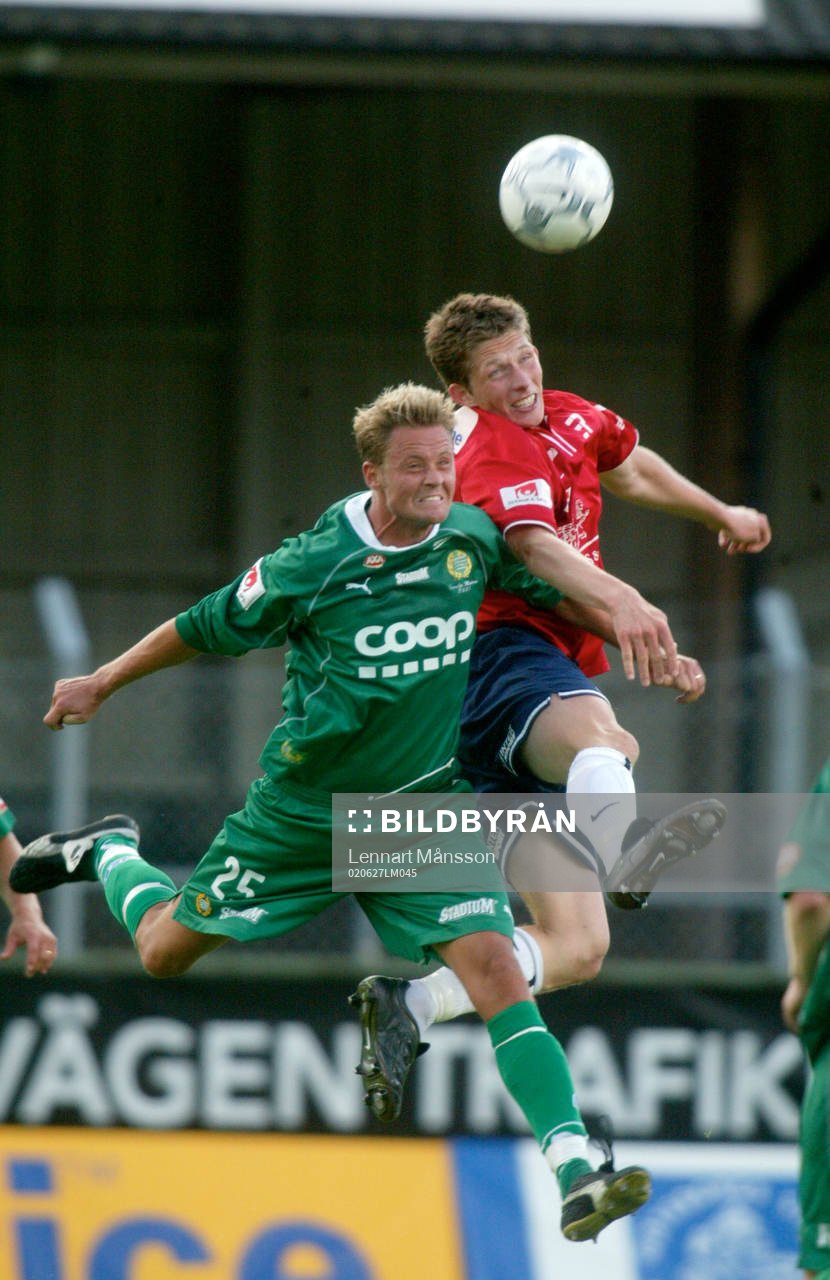 Nickduell, Peter Markstedt, Hammarby och Atli Thorarinsson,