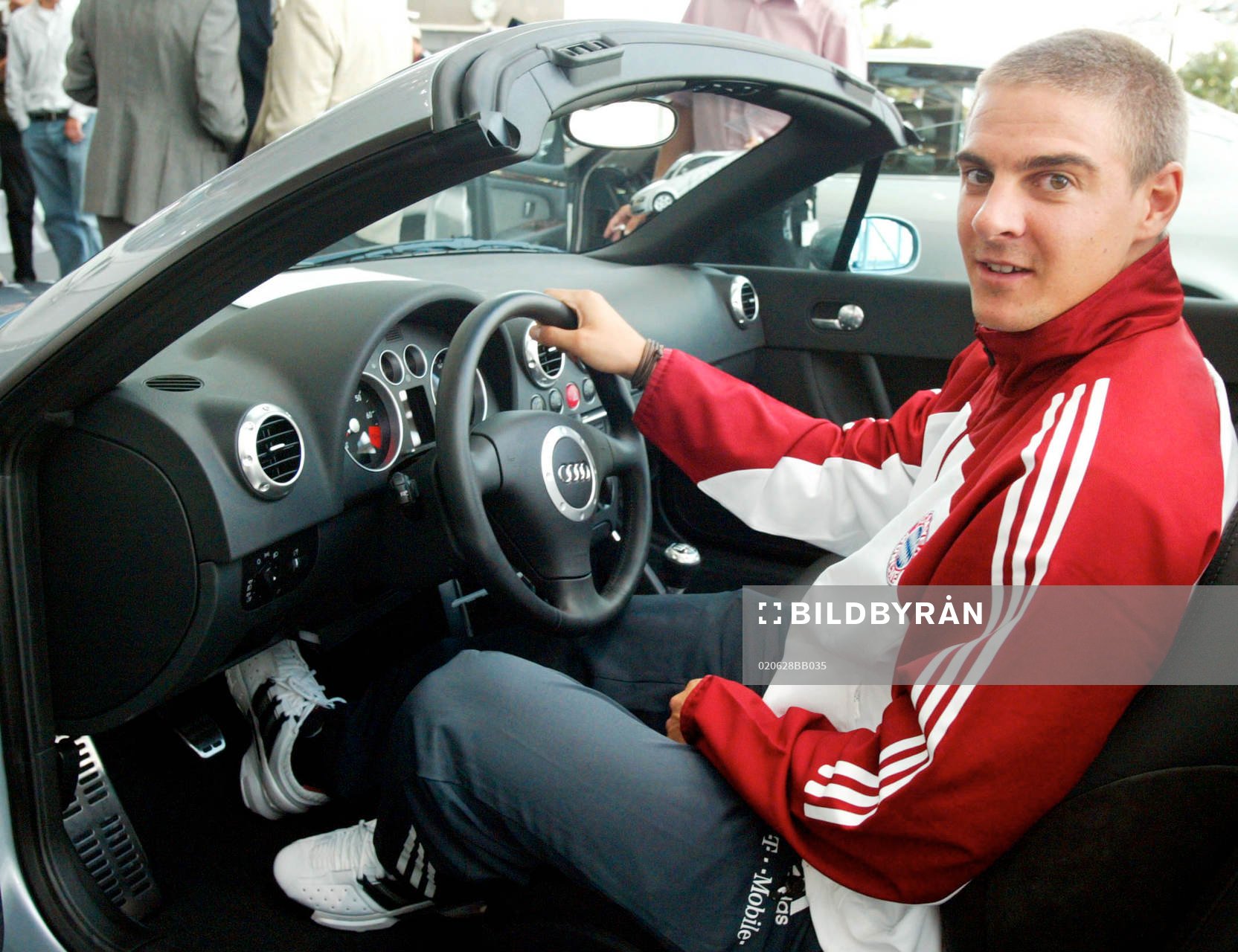 Sebastian Deisler, i en Audi, FC Bayern München