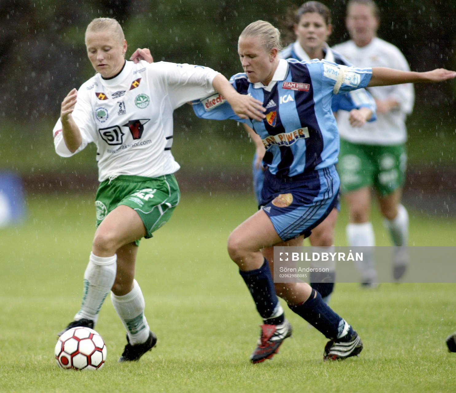  Pernilla Danielsson, Trion och Jessika Sundh, Djurgården.