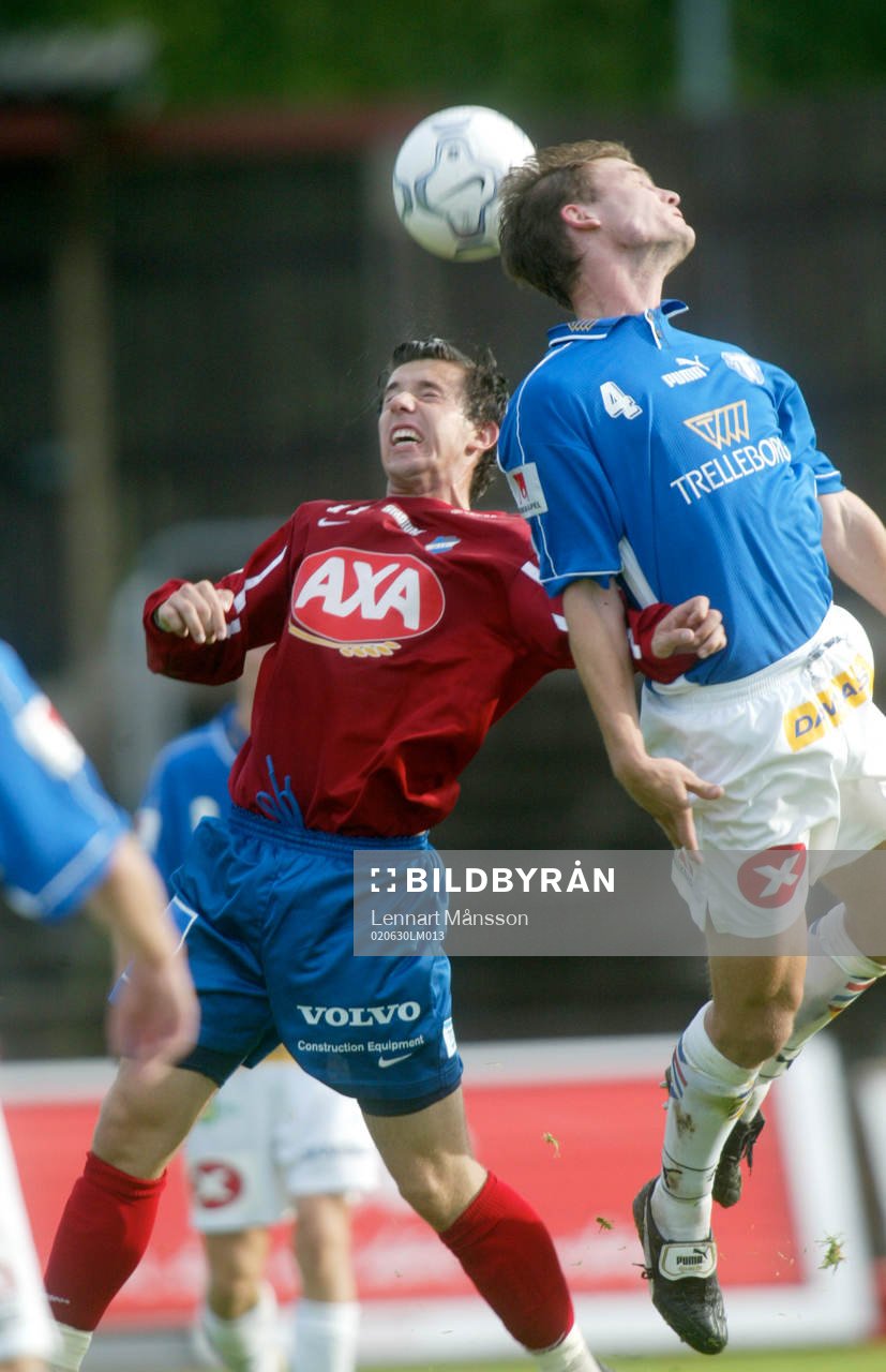 Denis Velic vinner nickduell mot Ola Larsson