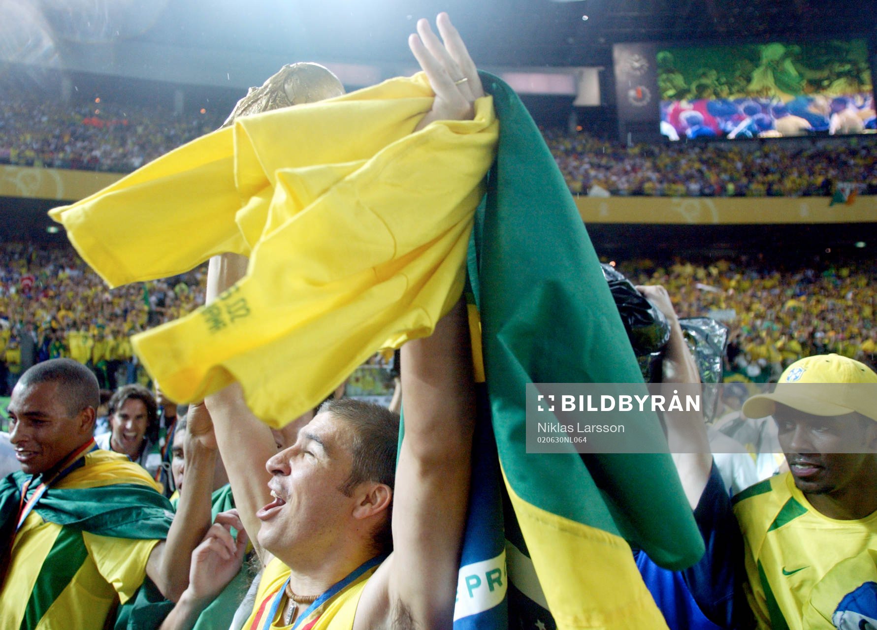 Brasilien, glädje, jubel