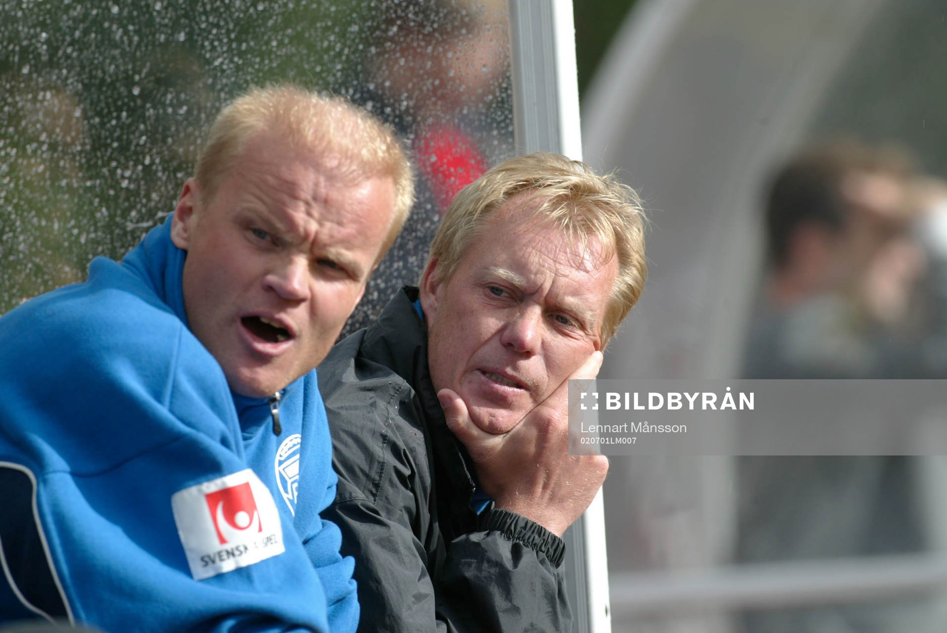 Bekymrade Trelleborgs-tränare, Jonas Brorsson och Lasse
