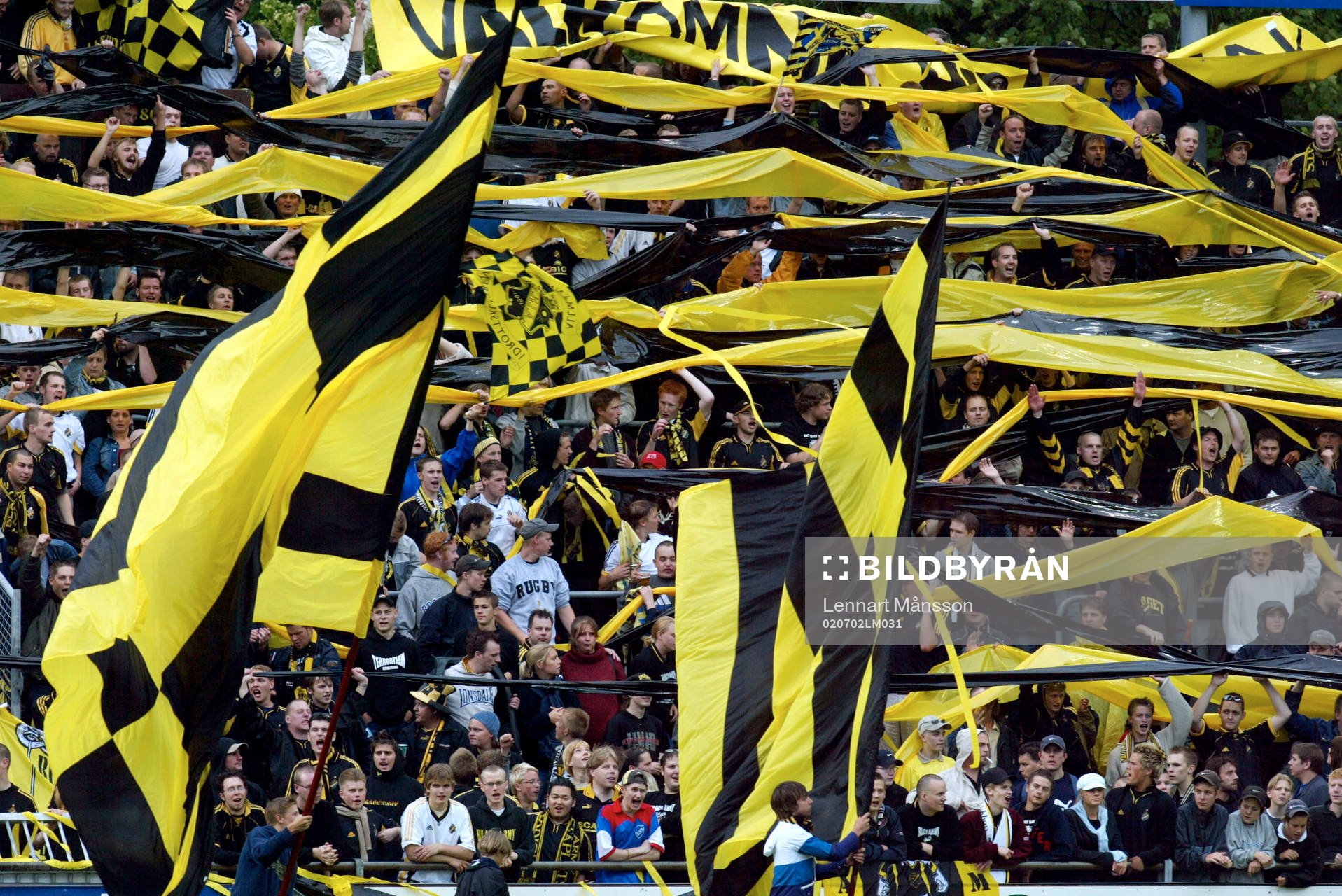 Läktare, fans, supporter, AIK