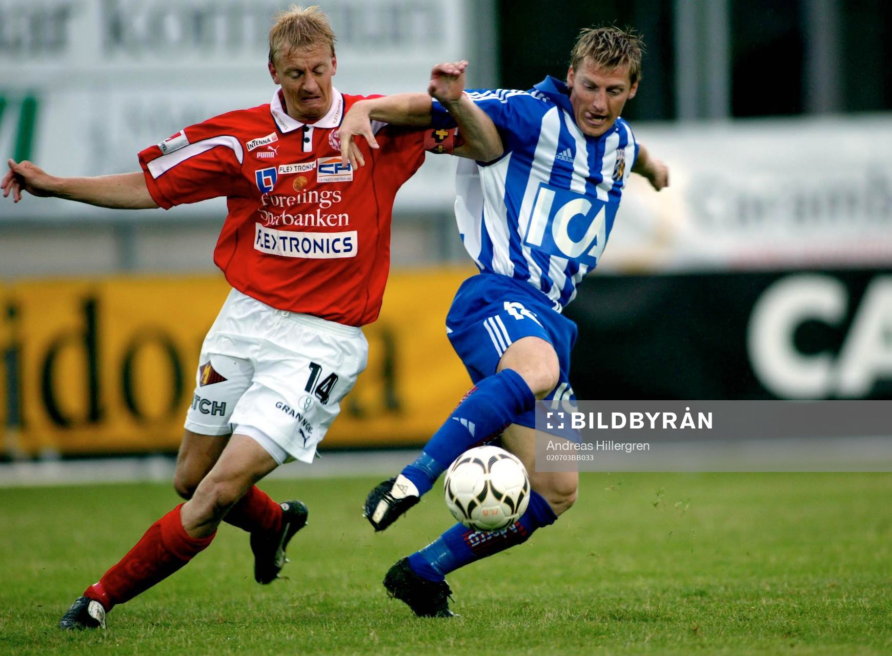 Patrik Rosengren, Kalmar FF och Tomas Rosenkvist, IFK