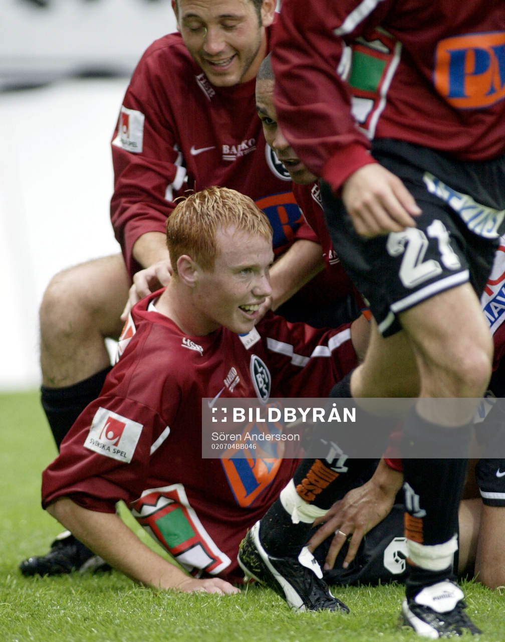 Alexander Farnerud, jubel, Landskrona