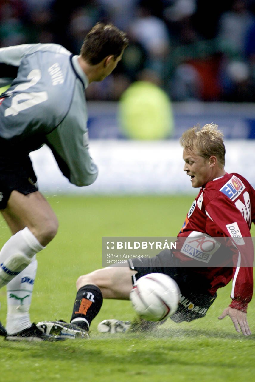 Matthias Eklund, Landskrona och Ante Covic, Hammarby