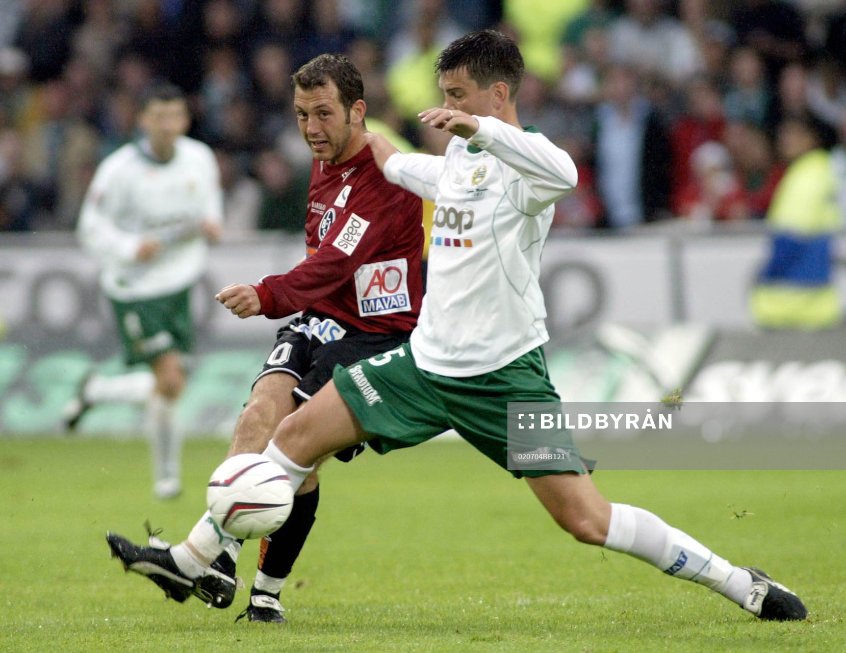 Johan Andersson, Hammarby och Danijel Milovanovic,