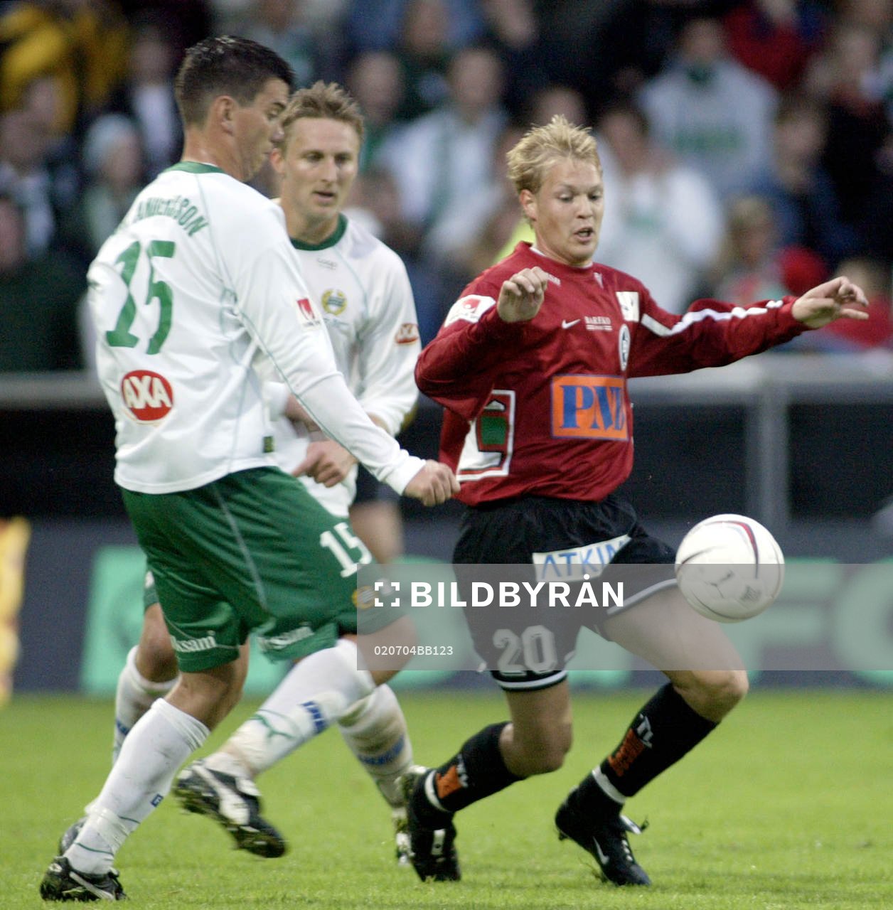 Johan Andersson, Hammarby och Matthias Eklund, Landskrona