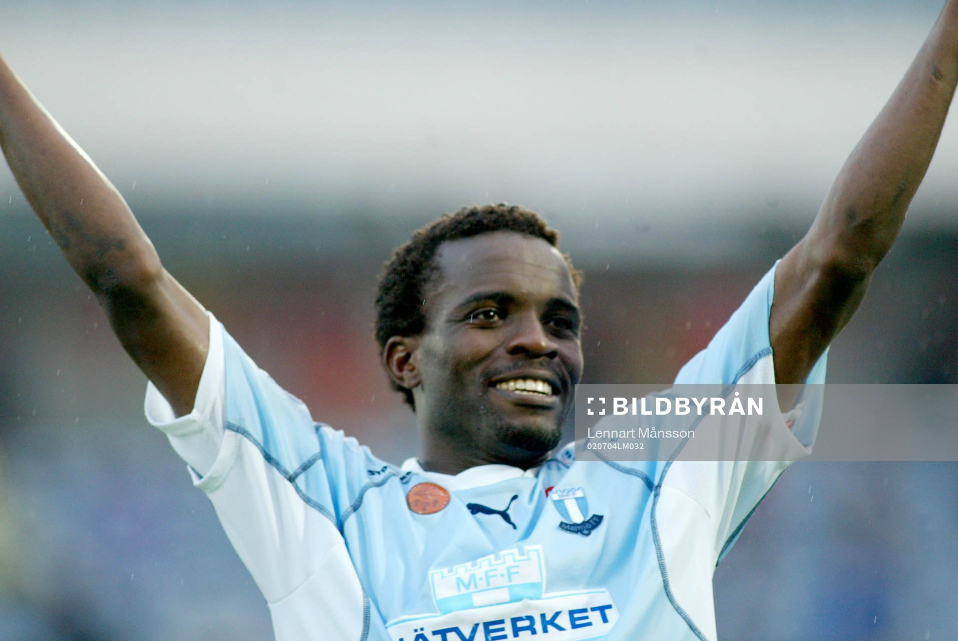 Peter Ijeh, Malmö FF, jublar, jubel