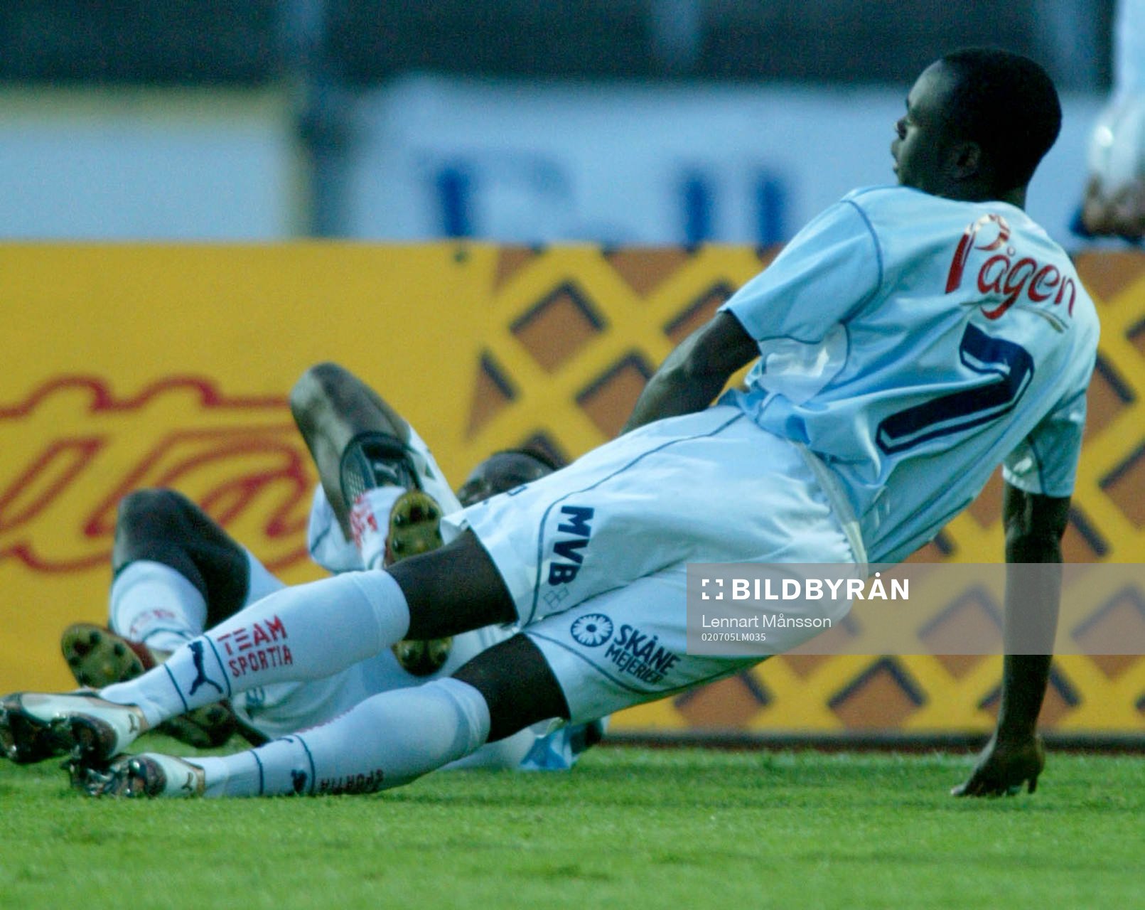 Peter och Josef Elanga, Malmö FF, gör sin speciella