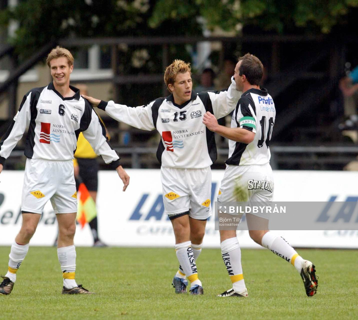 Tobias Hysén gratuleras