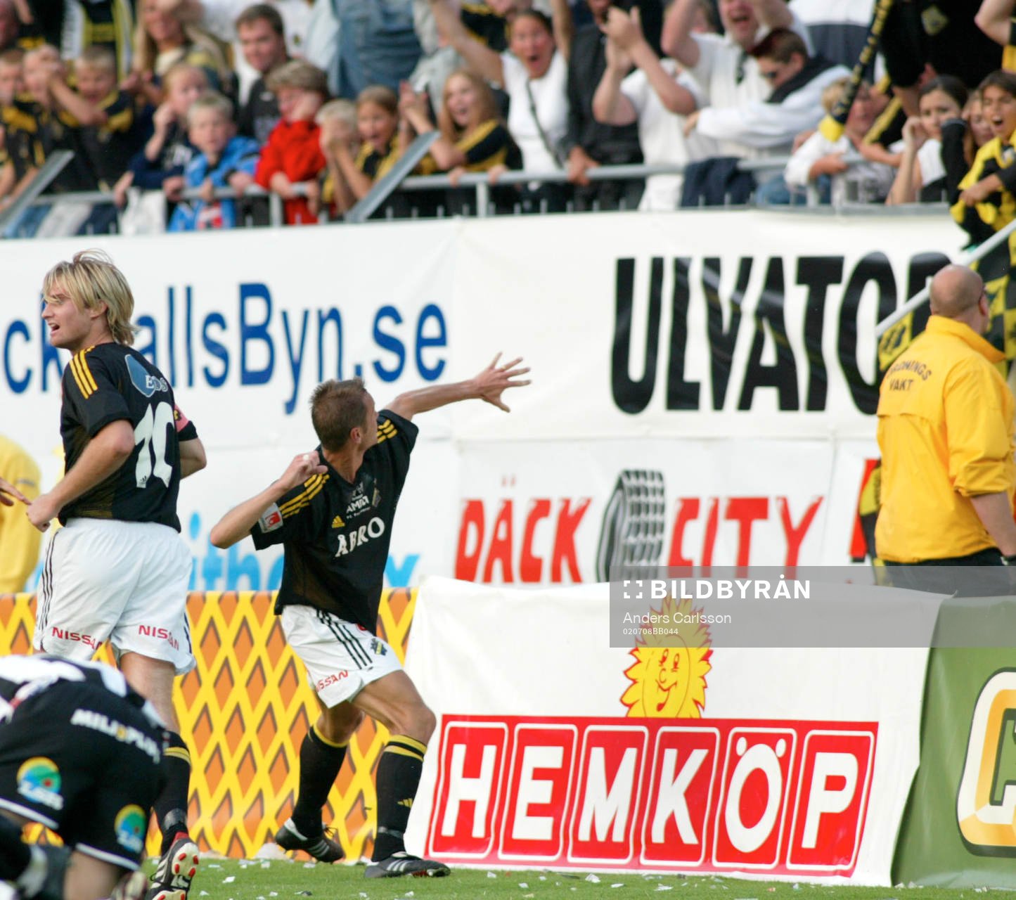Krister Nordin, AIK, jublar, jubel