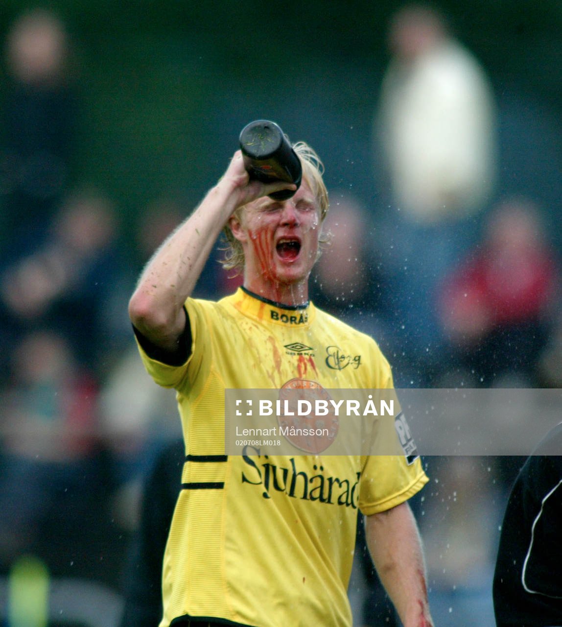 Blod, Johan Sjöberg, Elfsborg, skadad (skada)
