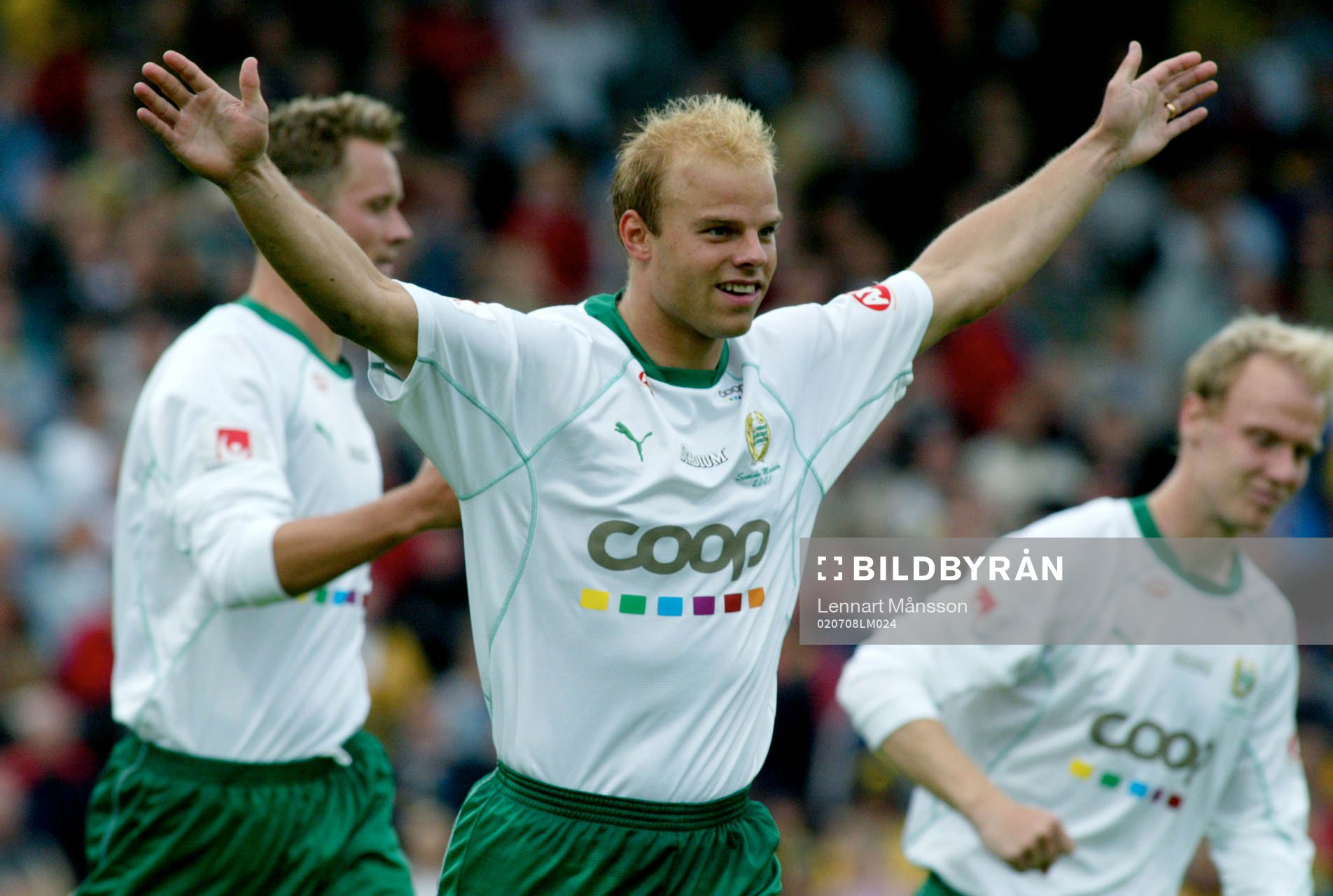 Andreas Hermansson, Hammarby, jubel