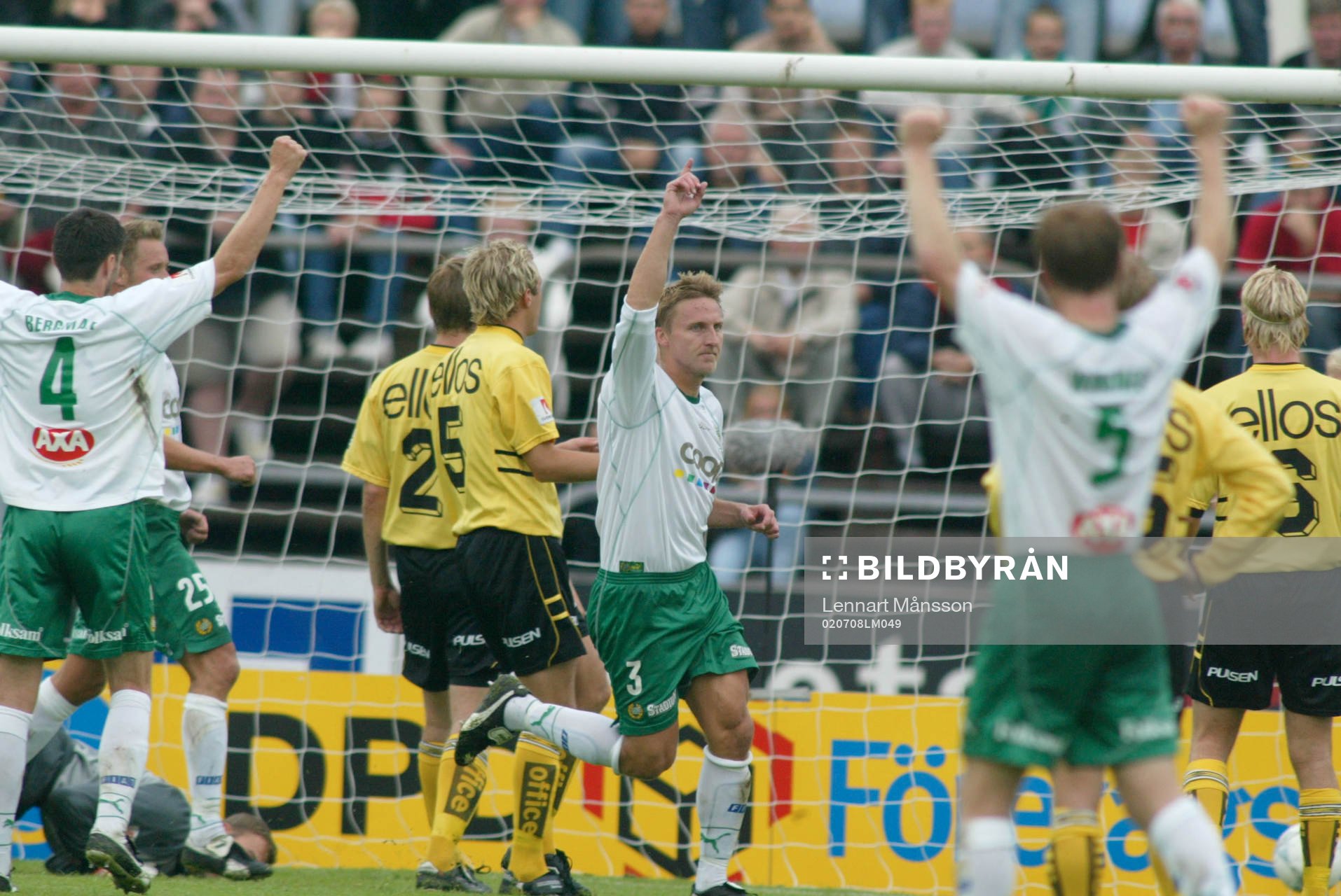  Jonas Stark, Hammarby, jublar (jubel)