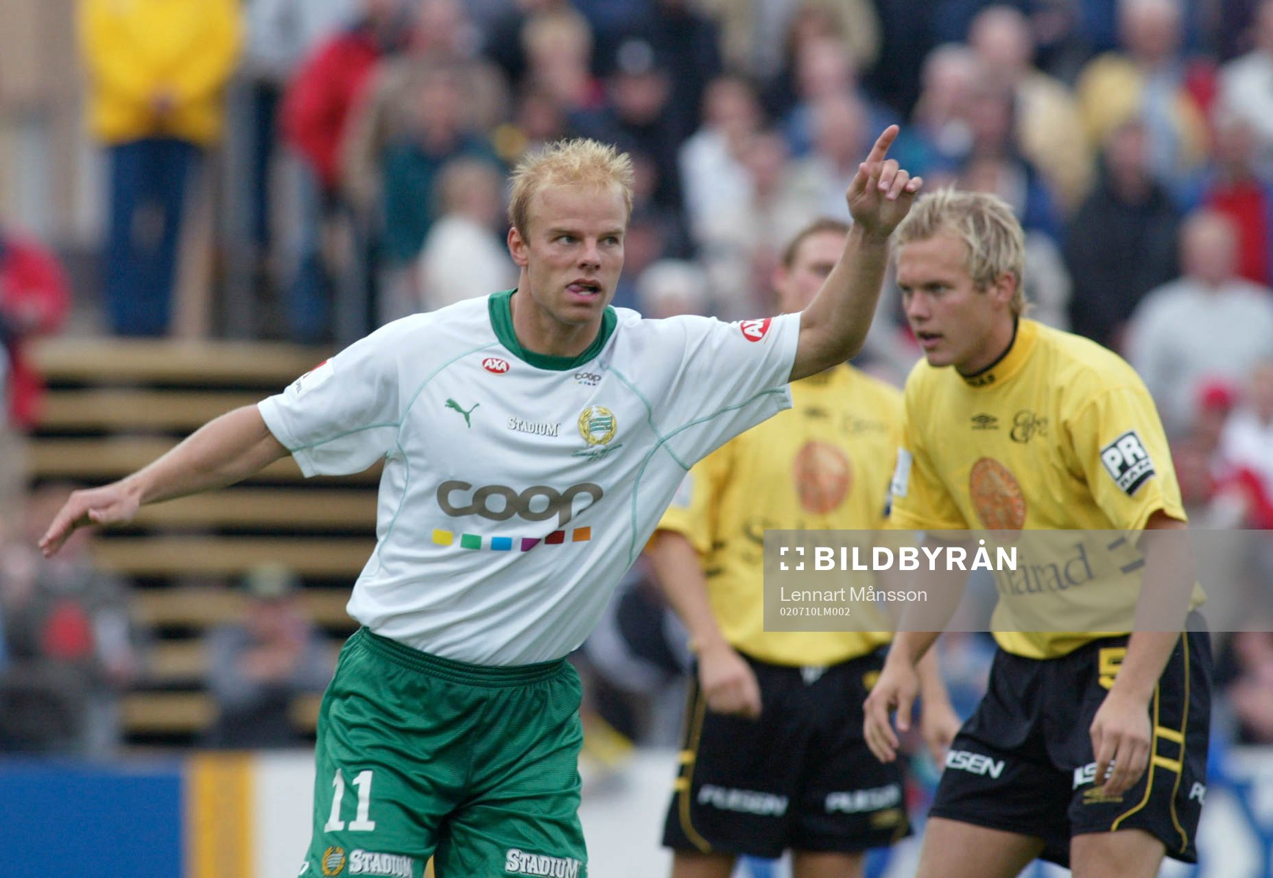 Andreas Hermansson, Hammarby, jublar (jubel)