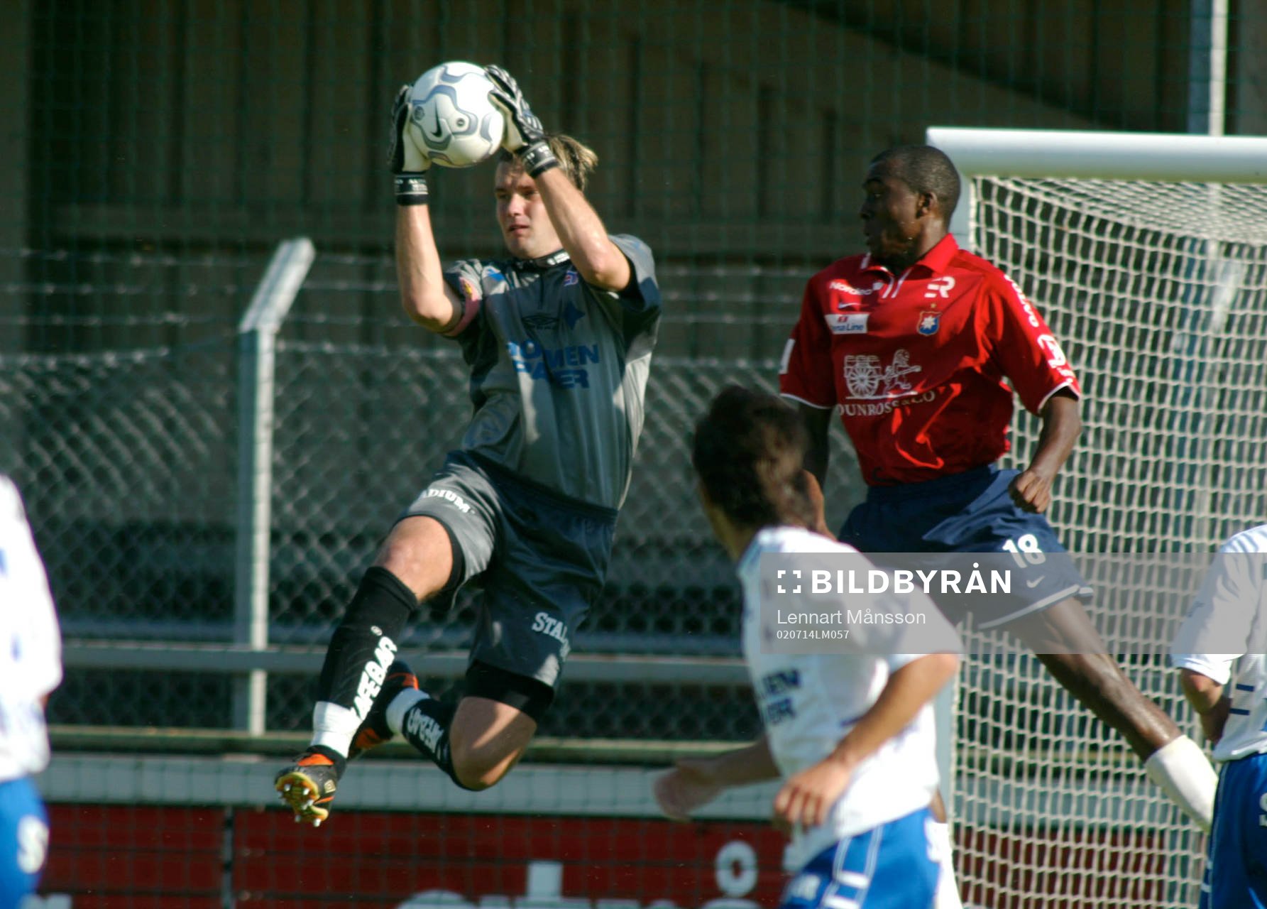Balázs Raboczki, målvakt, Norrköping och Valter Tomaz