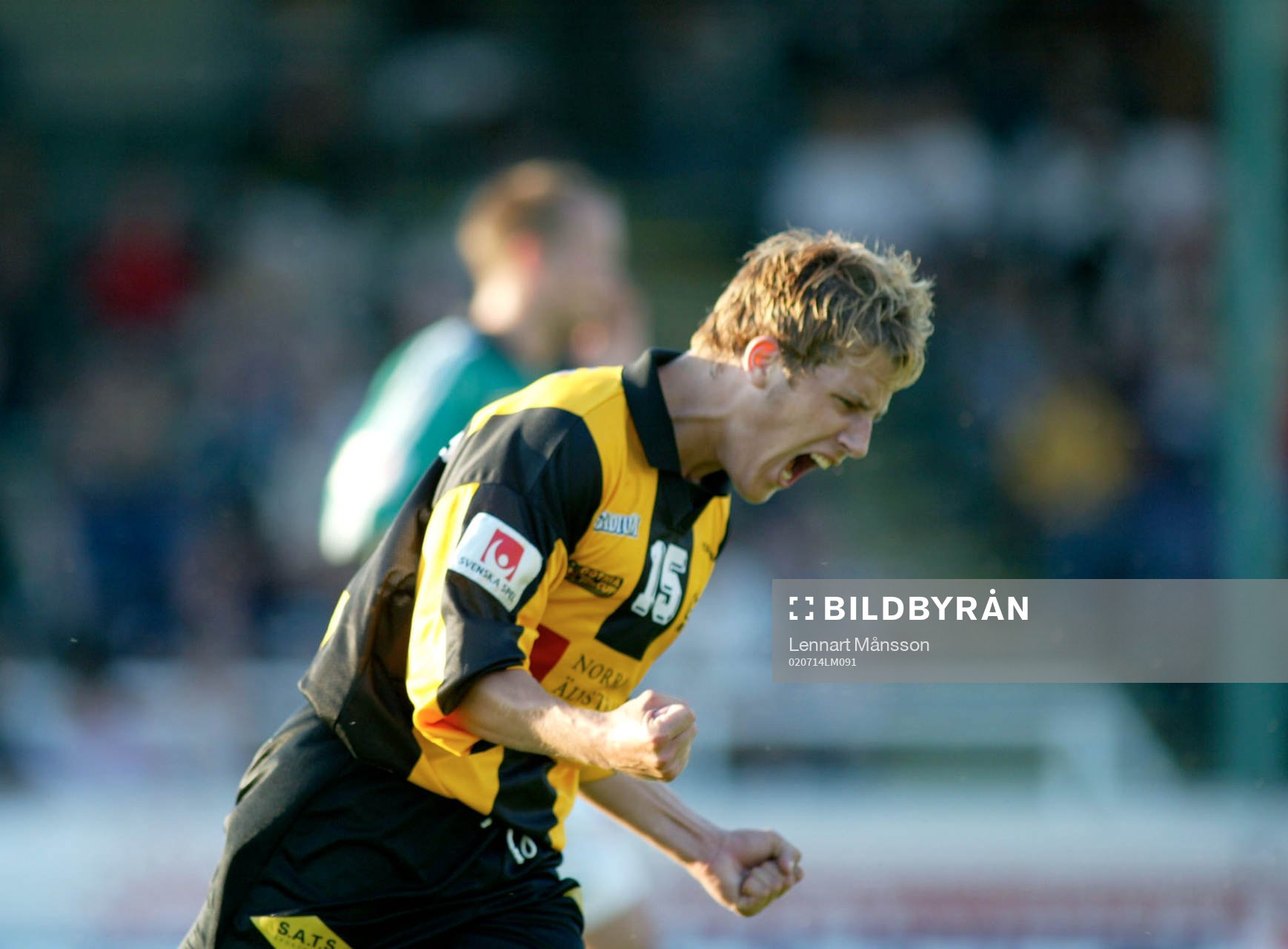 Tobias Hysén, Häcken, jublar. Jubel