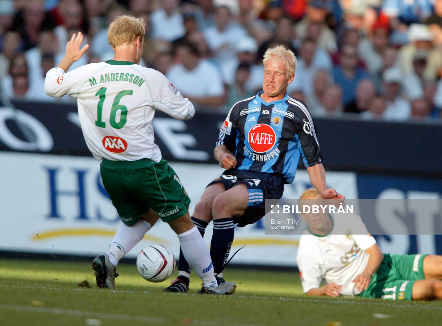 Mikael Andersson, Hammarby och Patrik Eriksson Ohlsson,