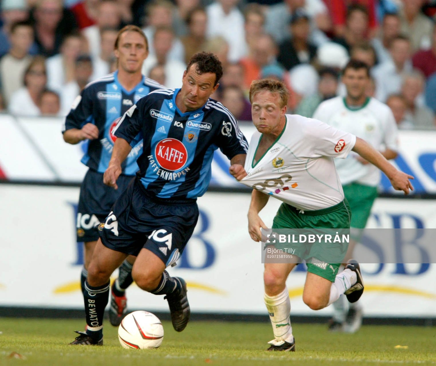 Stefan Rehn, Djurgården och Fredrik Winsnes, Hammarby.
