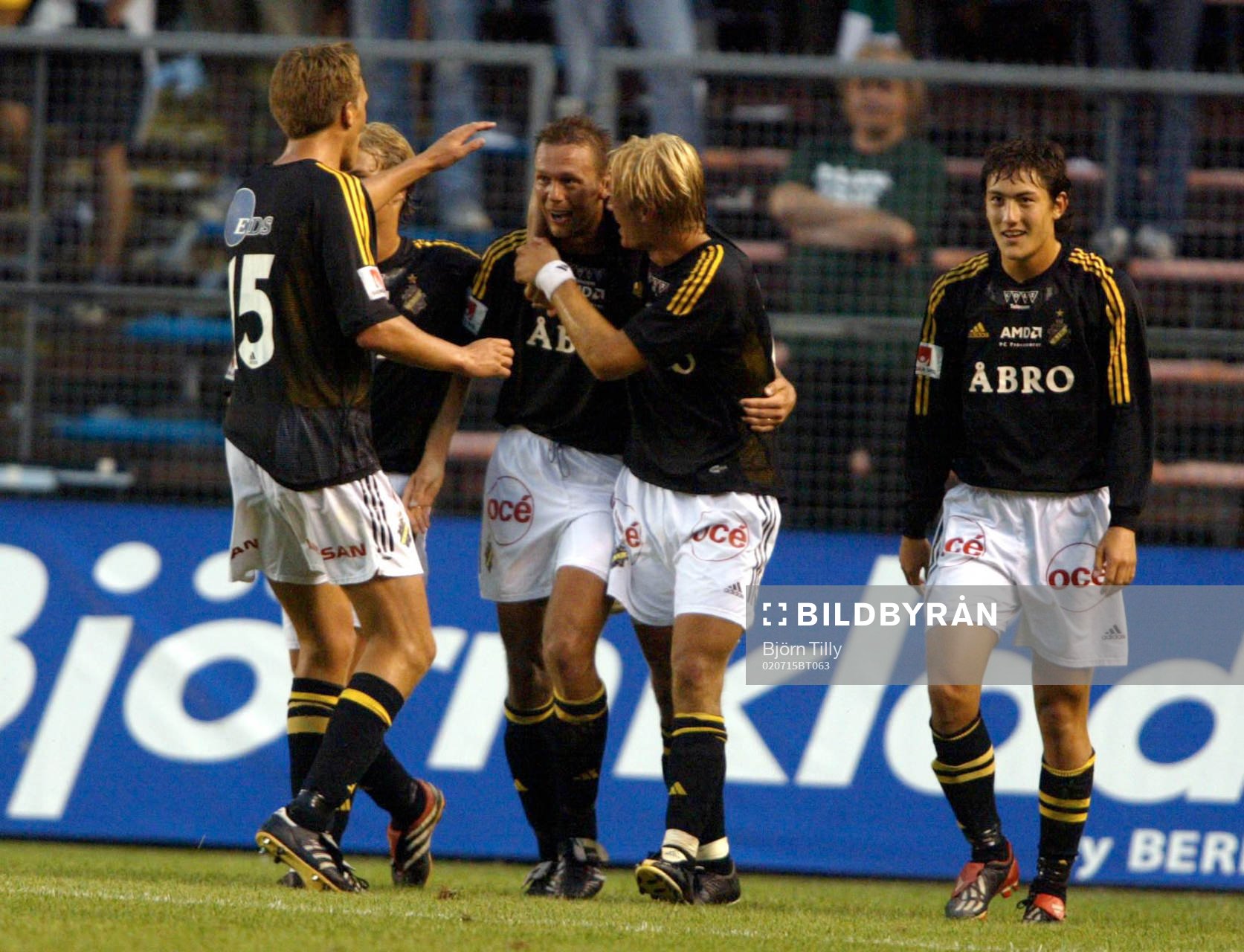 Krister Nordin, AIK gratuleras