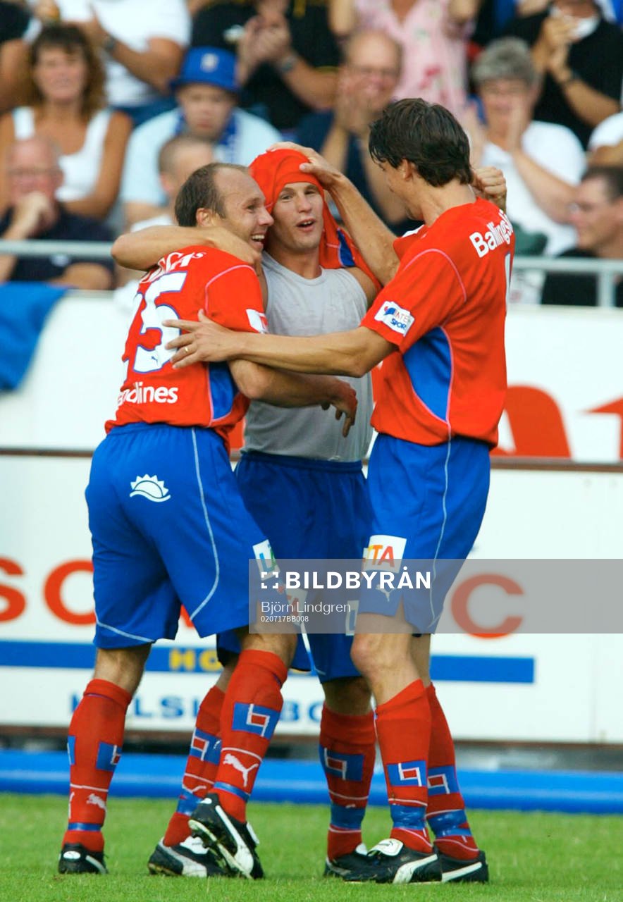 Christoffer Andersson, Helsingborg gratuleras av Tommi