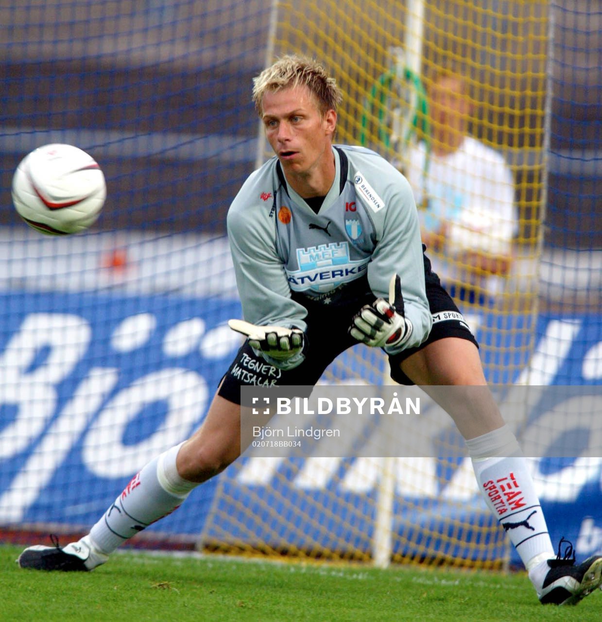 Mattias Asper, Malmö FF, gjorde debut för sitt nya lag