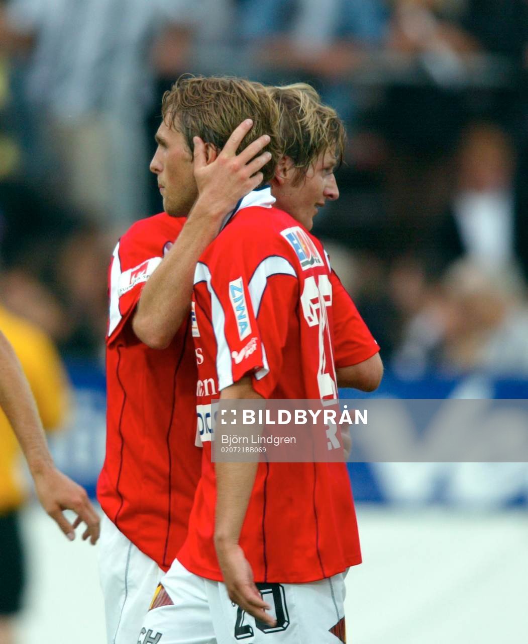 Patrik Elmander och Patrik Rosengren, Kalmar tackar